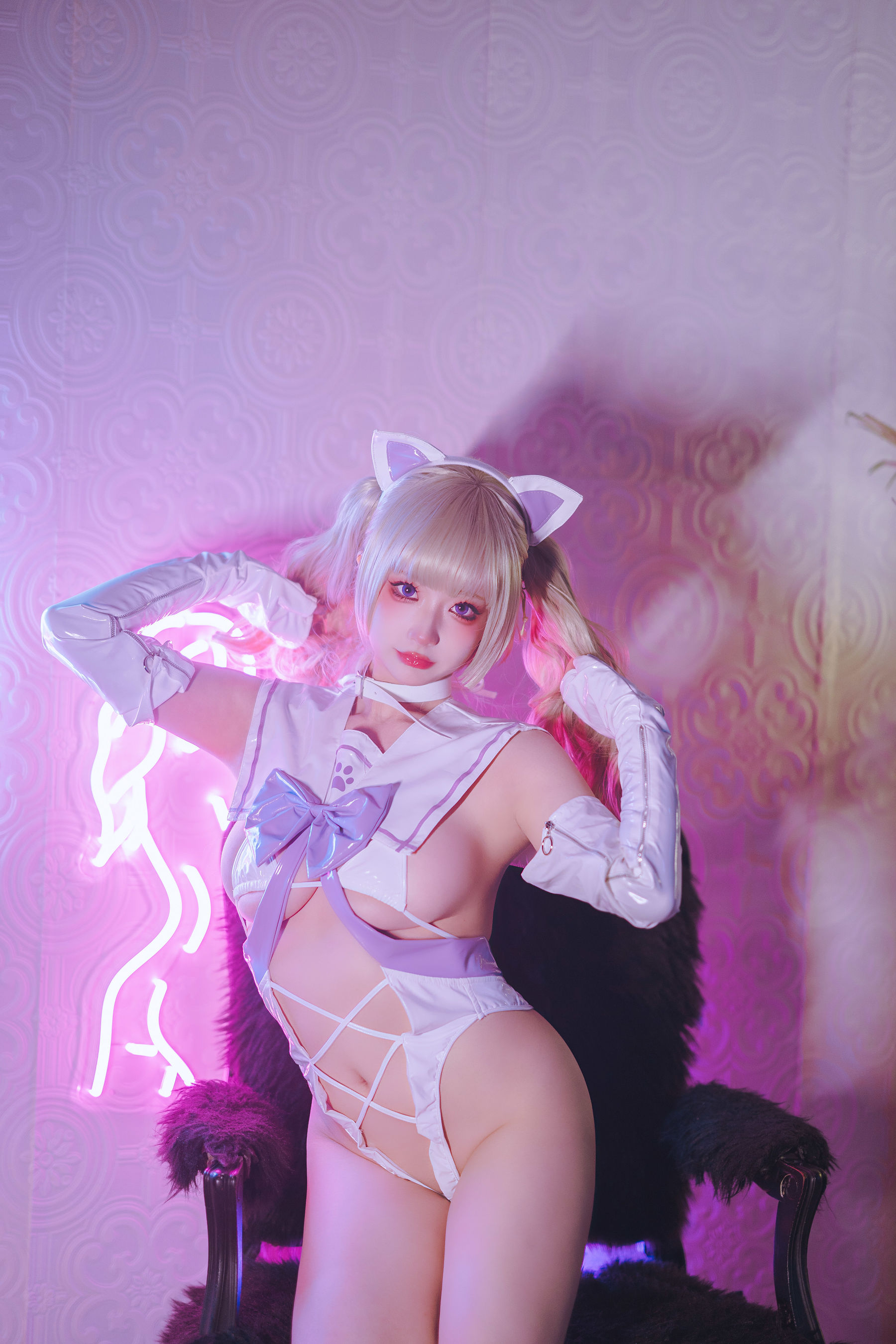 [福利COS] wendydydydy_酱油 - 魔法猫猫少女/(18P)