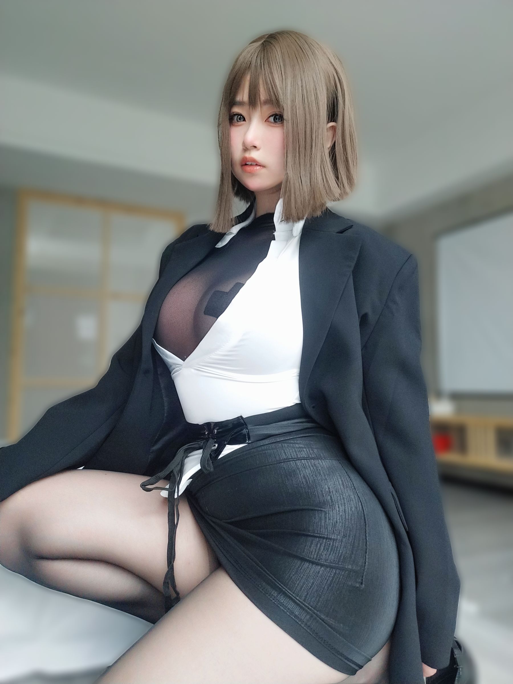 [福利COS] 女主K - 大胆的秘书/(107P)