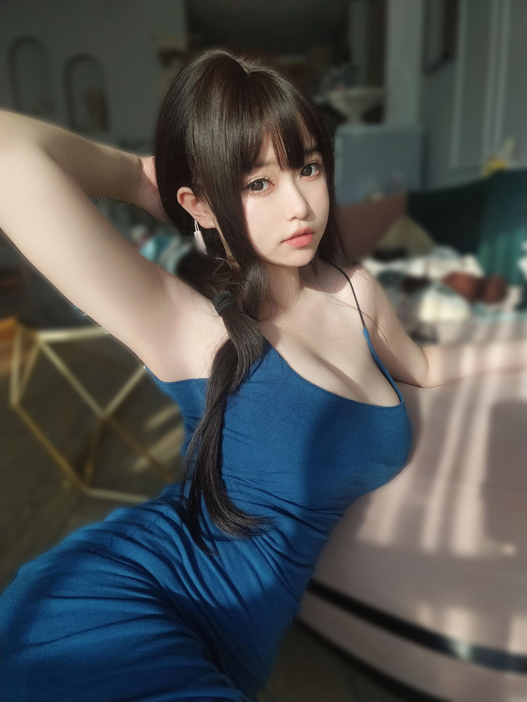 [福利COS] 女主K - 乘凉的姐姐/(92P)