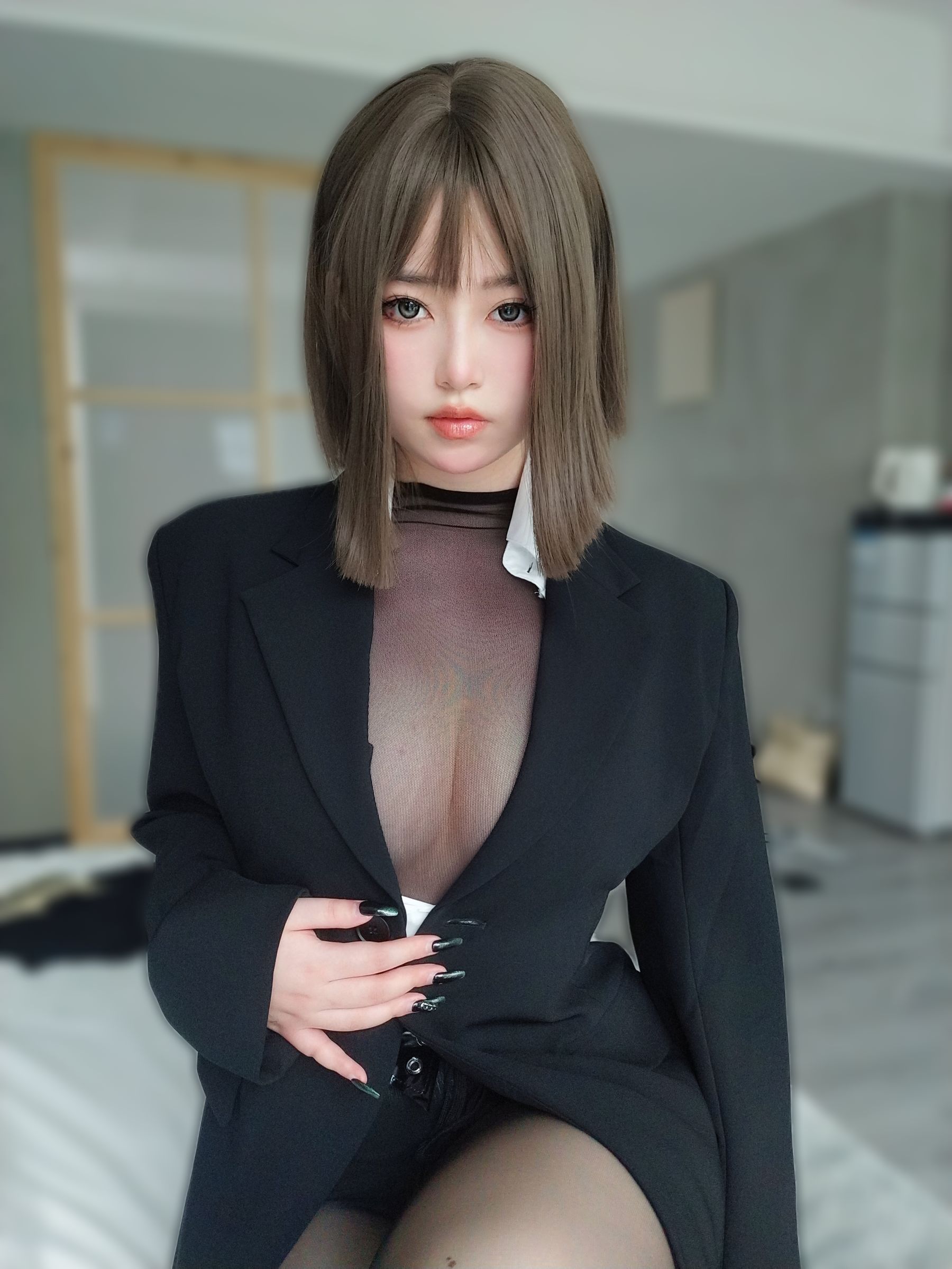 [福利COS] 女主K - 大胆的秘书/(107P)