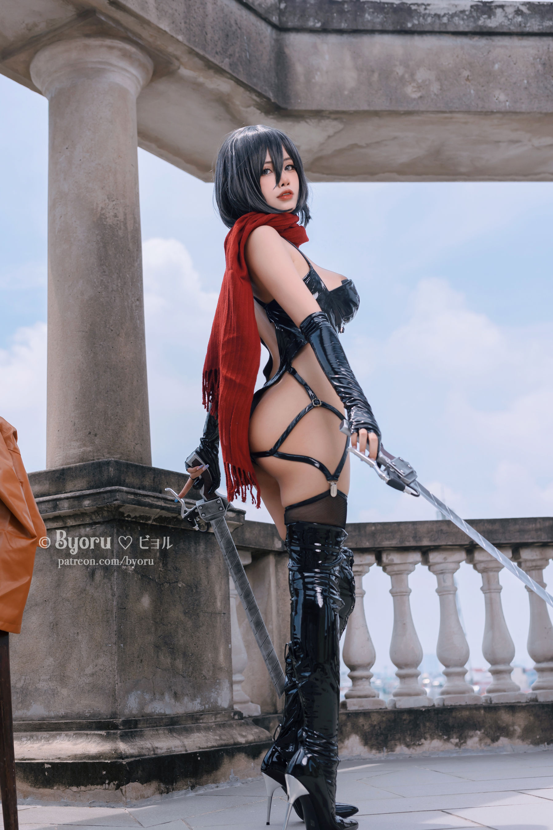 [福利COS] 日本性感萝莉Byoru - Mikasa/(30P)