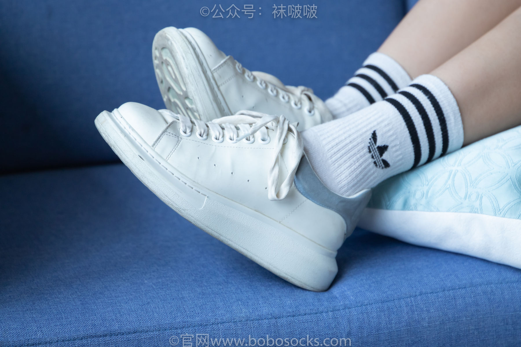 BoBoSocks袜啵啵 No.003 果冻-麦昆鞋、白色脏棉袜/(133P)