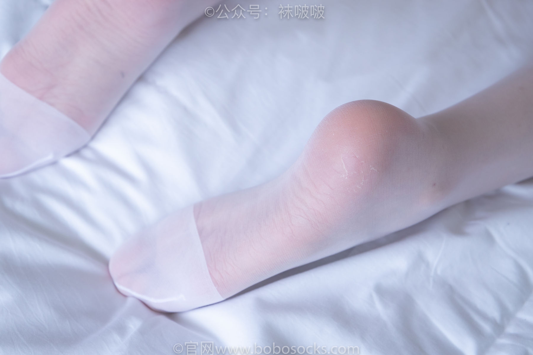 BoBoSocks袜啵啵 No.005 小甜豆-帆布鞋、薄白丝/(133P)