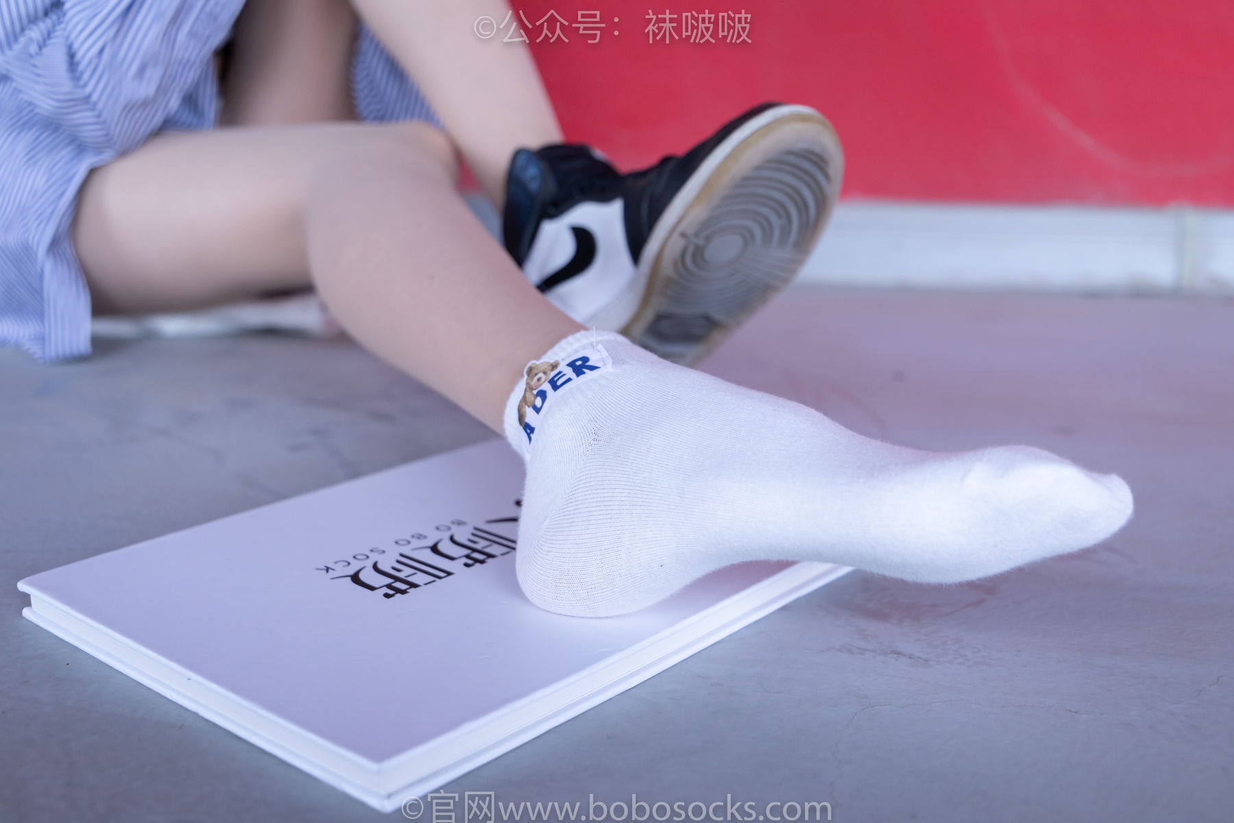 BoBoSocks袜啵啵 No.011 稚予-AJ、白色短棉袜、肉丝/(139P)
