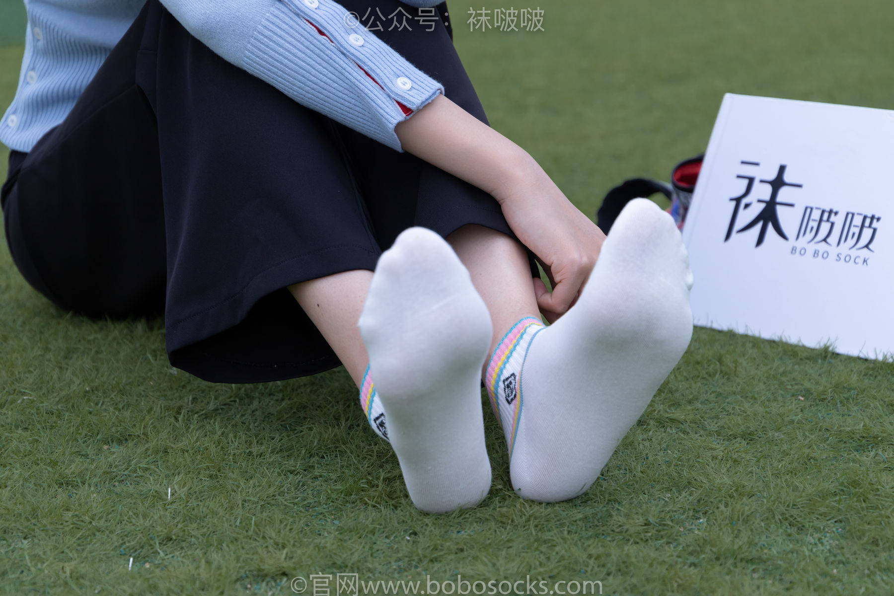 BoBoSocks袜啵啵 No.021 泡芙-板鞋、白棉袜、裸足/(131P)