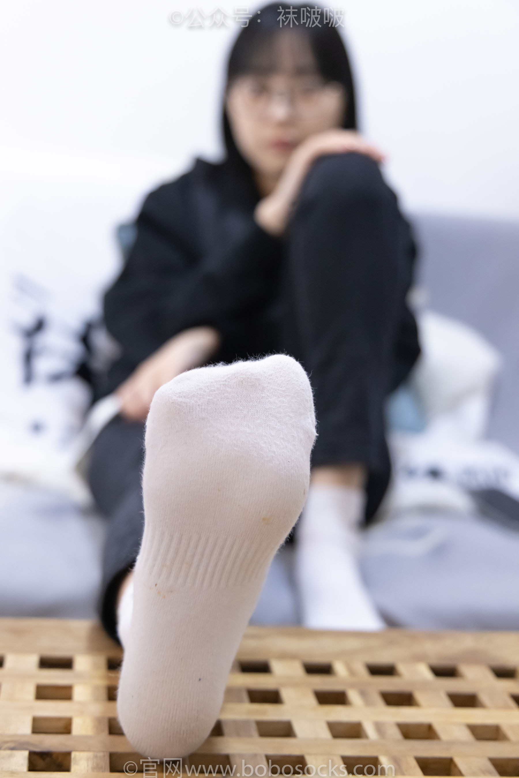 BoBoSocks袜啵啵 No.061 稚予-短靴、白棉袜、裸足/(145P)