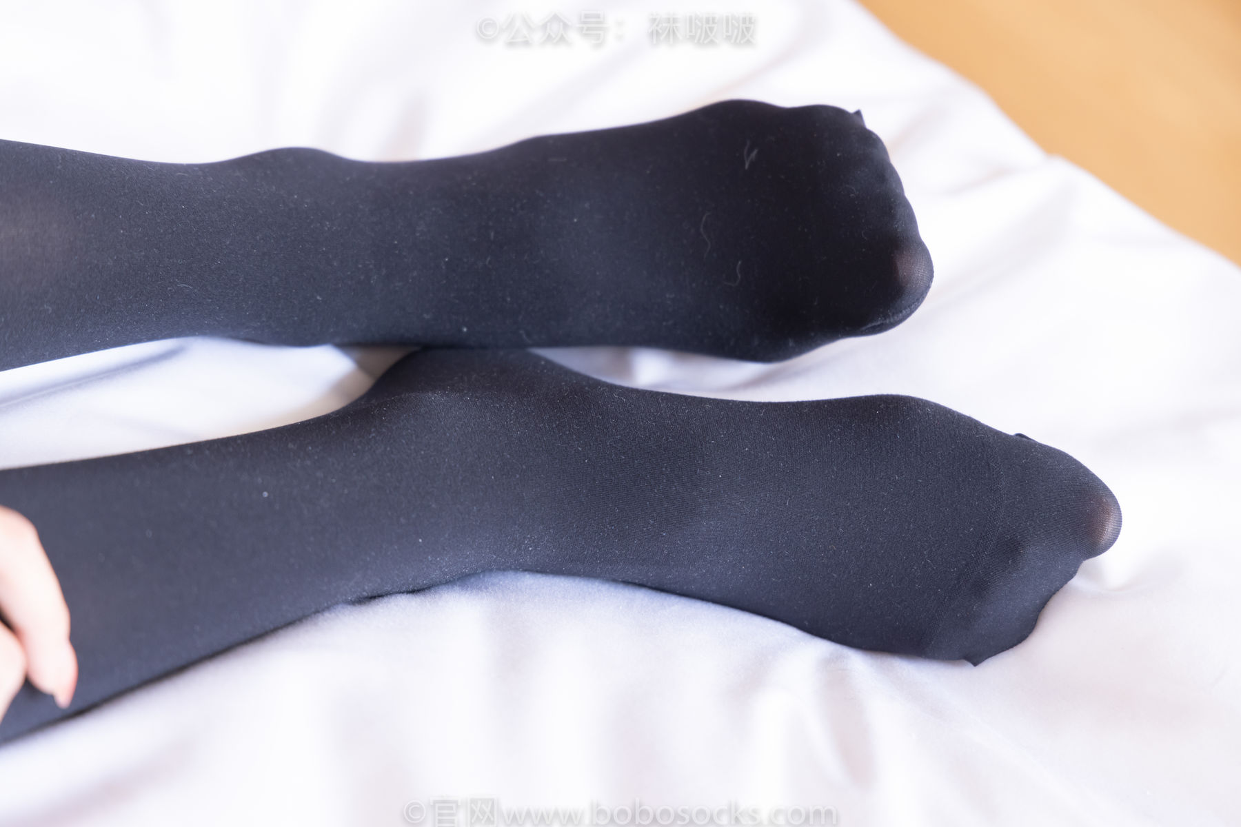 BoBoSocks袜啵啵 No.064 稚予-平底鞋、厚黑丝/(137P)