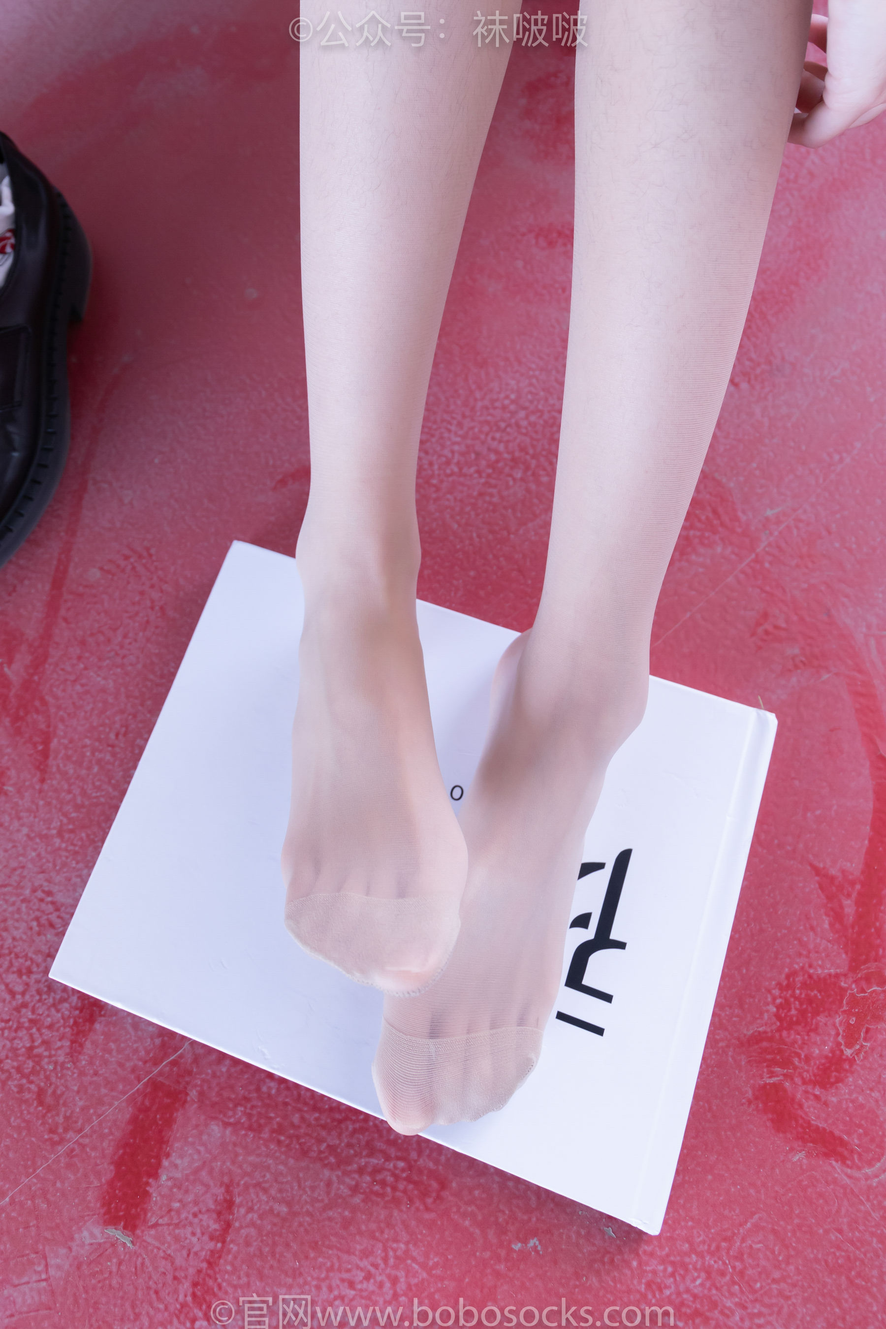 BoBoSocks袜啵啵 No.030 稚予- 皮鞋、短白棉袜、肉丝/(141P)