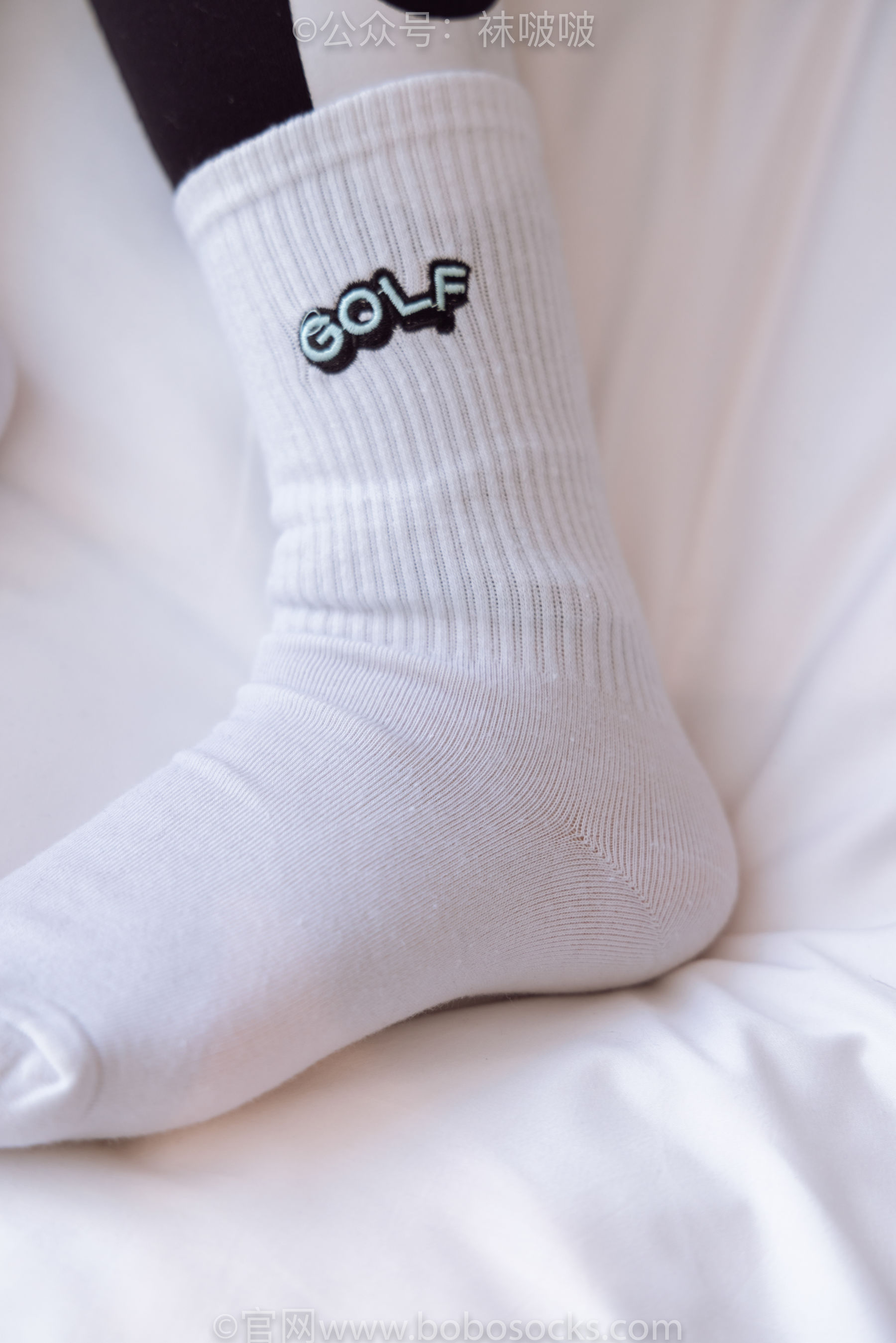 BoBoSocks袜啵啵 No.059 砂糖-AJ板鞋、白棉袜、裸足/(142P)