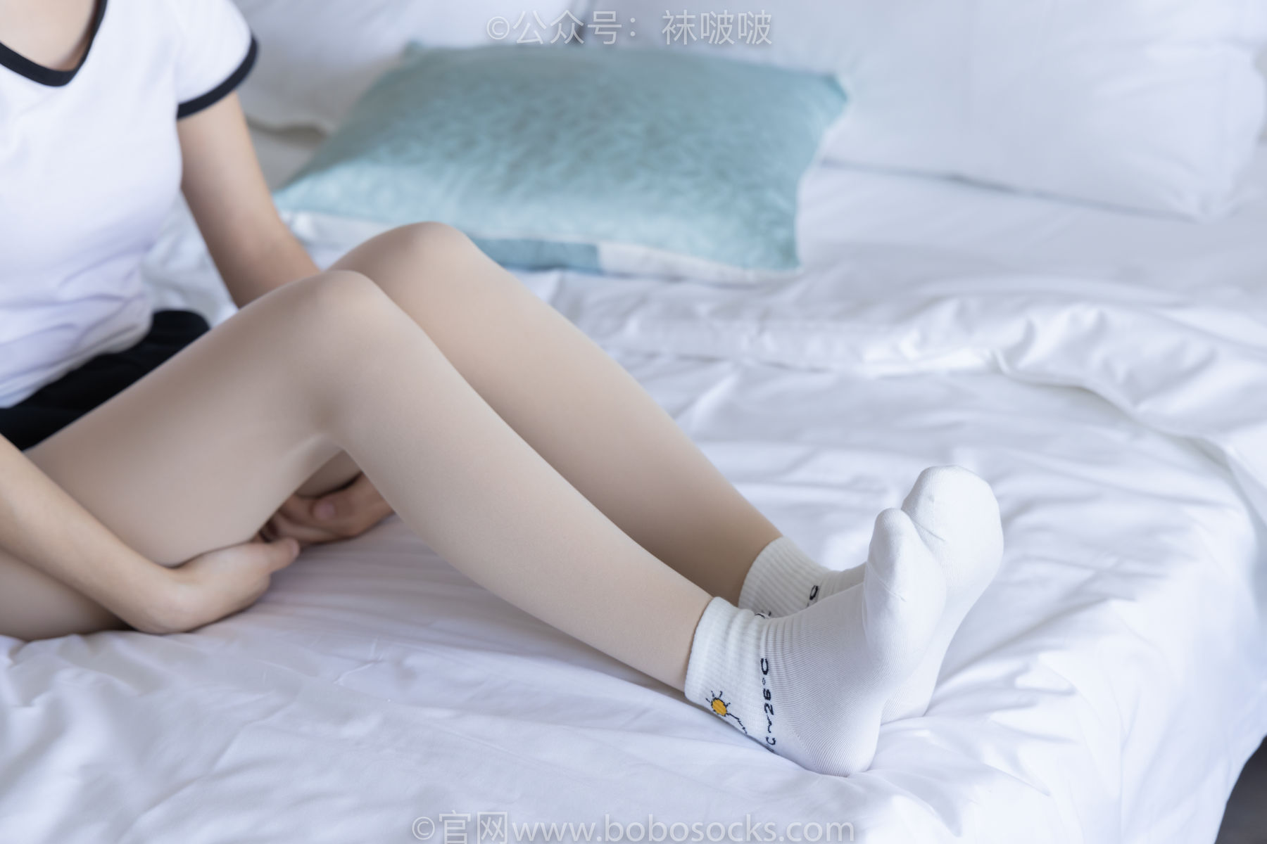 BoBoSocks袜啵啵 No.031 小奶熊-AJ板鞋、白棉袜、厚肉丝/(148P)