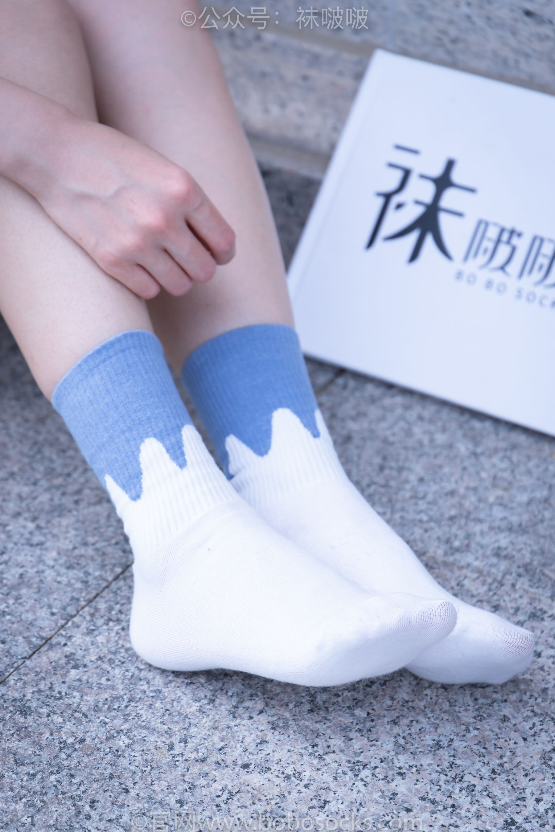 BoBoSocks袜啵啵 No.028 小米-运动鞋、白棉袜、裸足/(133P)