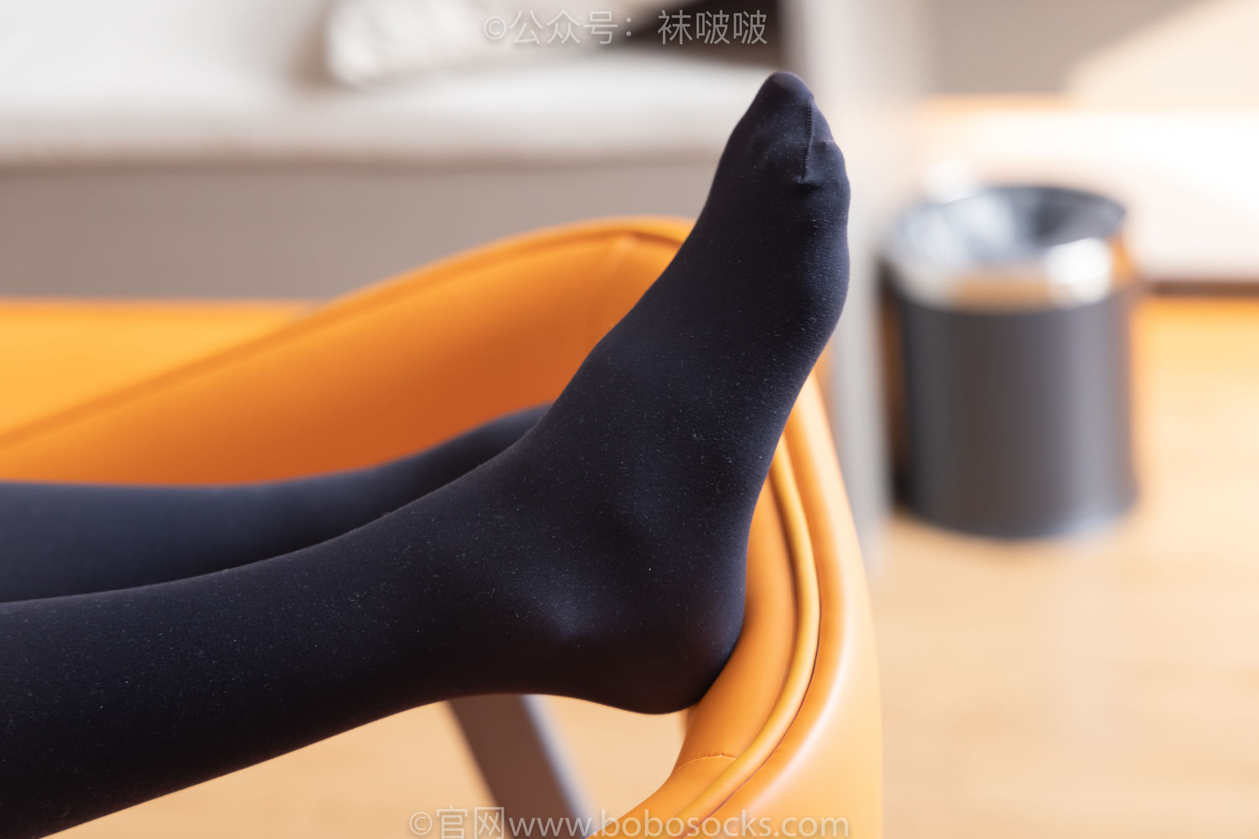 BoBoSocks袜啵啵 No.064 稚予-平底鞋、厚黑丝/(137P)