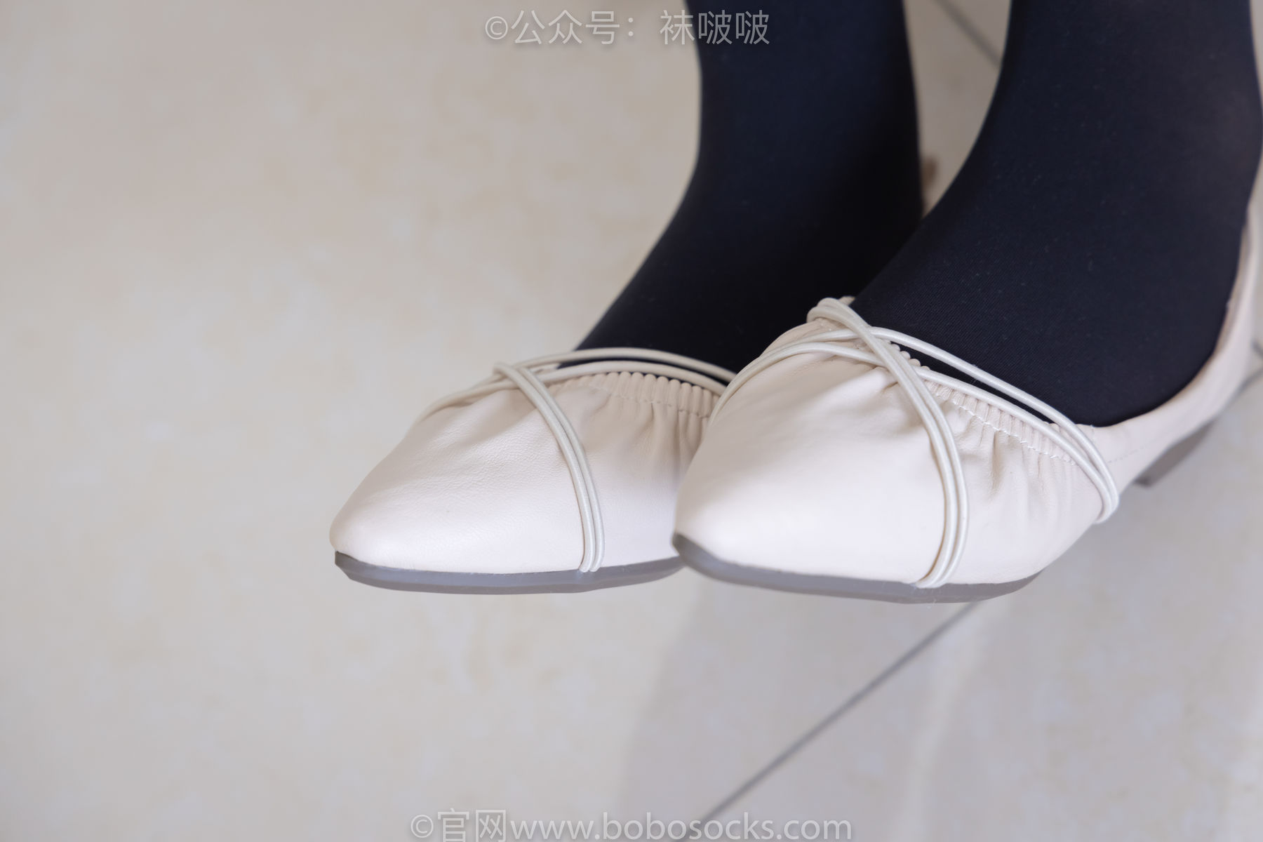 BoBoSocks袜啵啵 No.029 小甜豆-平底鞋、厚黑丝、厚肉丝、踩饼干/(140P)