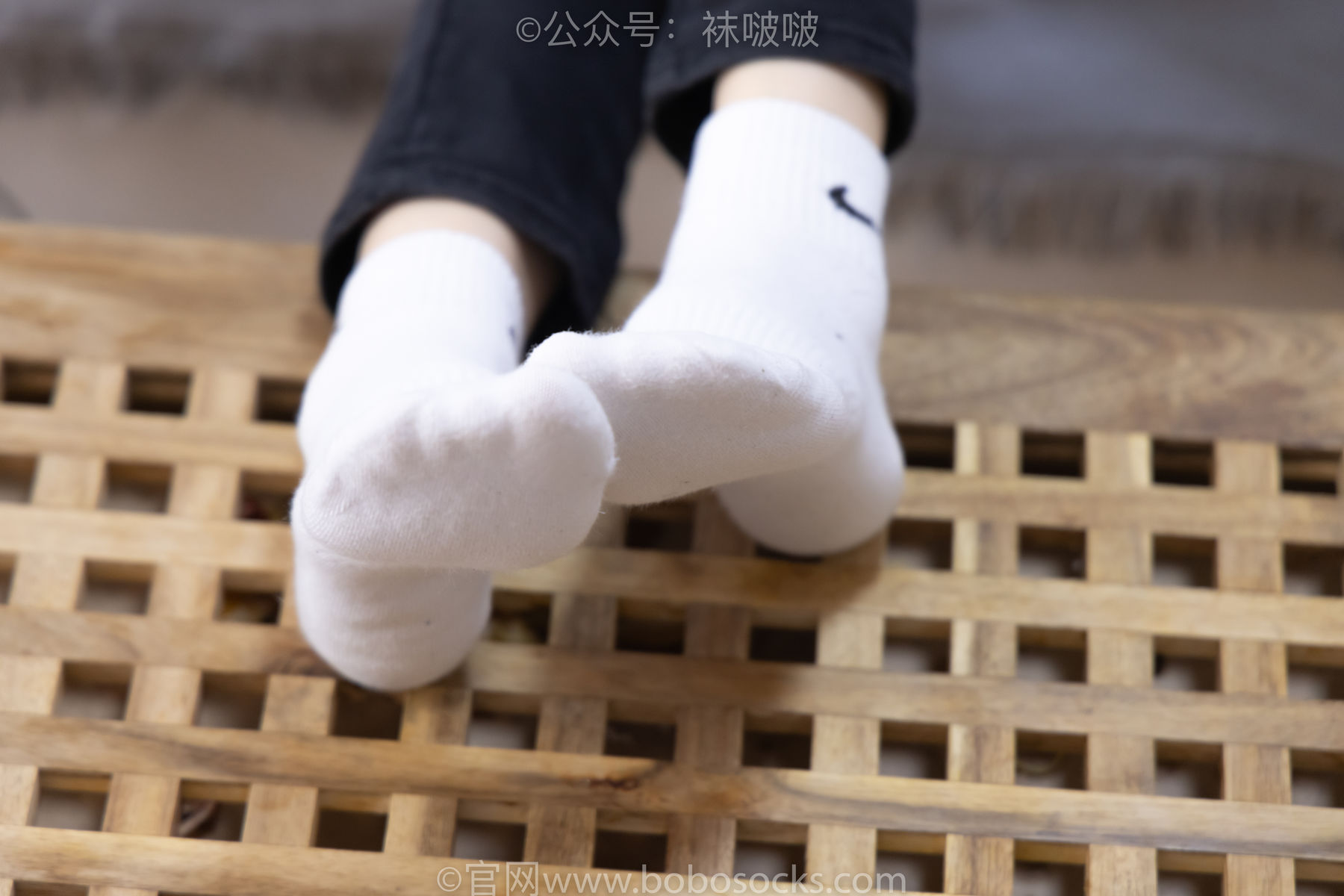 BoBoSocks袜啵啵 No.061 稚予-短靴、白棉袜、裸足/(145P)