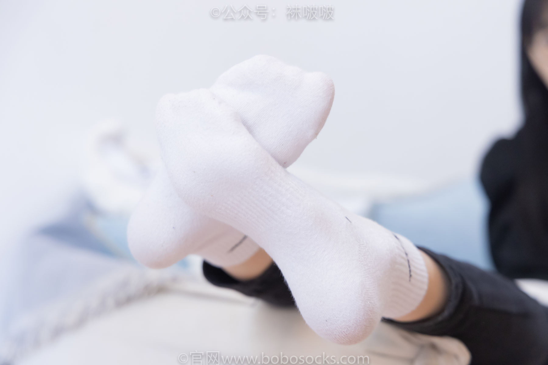 BoBoSocks袜啵啵 No.061 稚予-短靴、白棉袜、裸足/(145P)