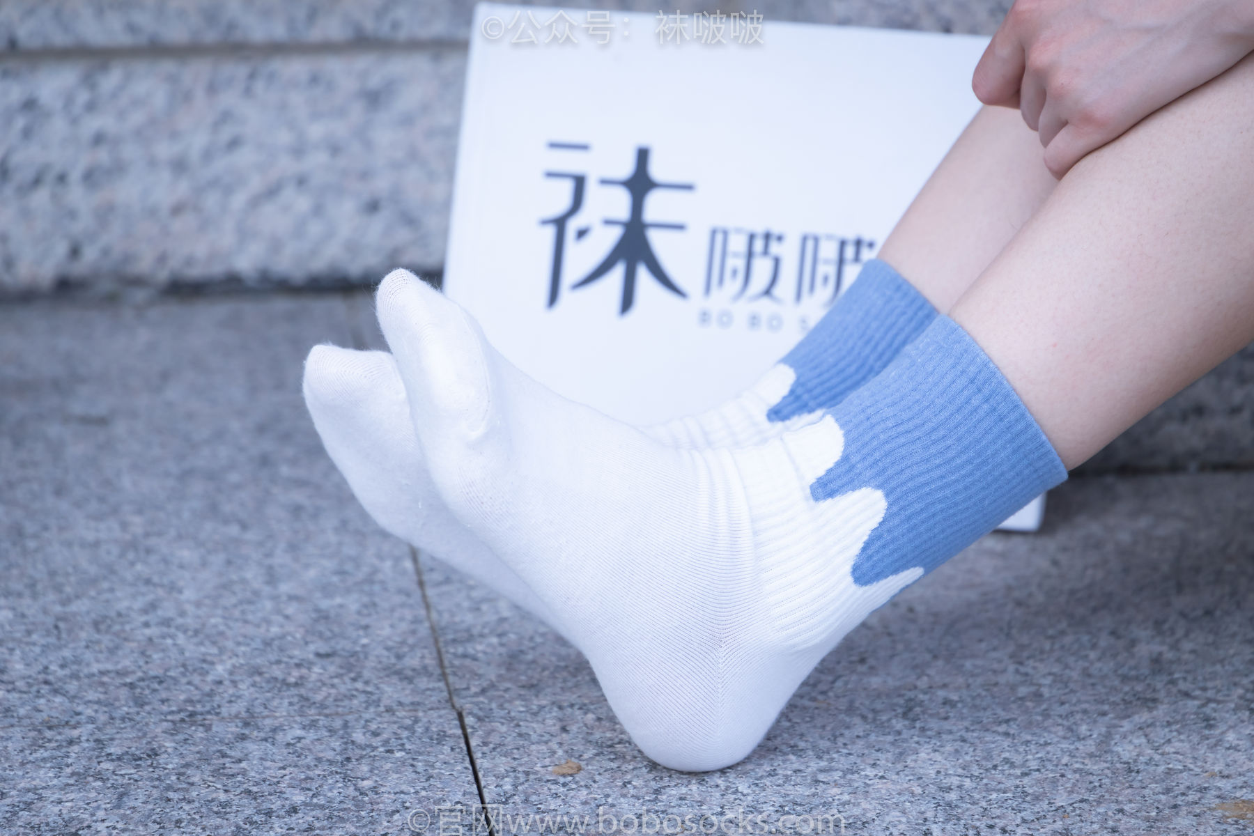 BoBoSocks袜啵啵 No.028 小米-运动鞋、白棉袜、裸足/(133P)