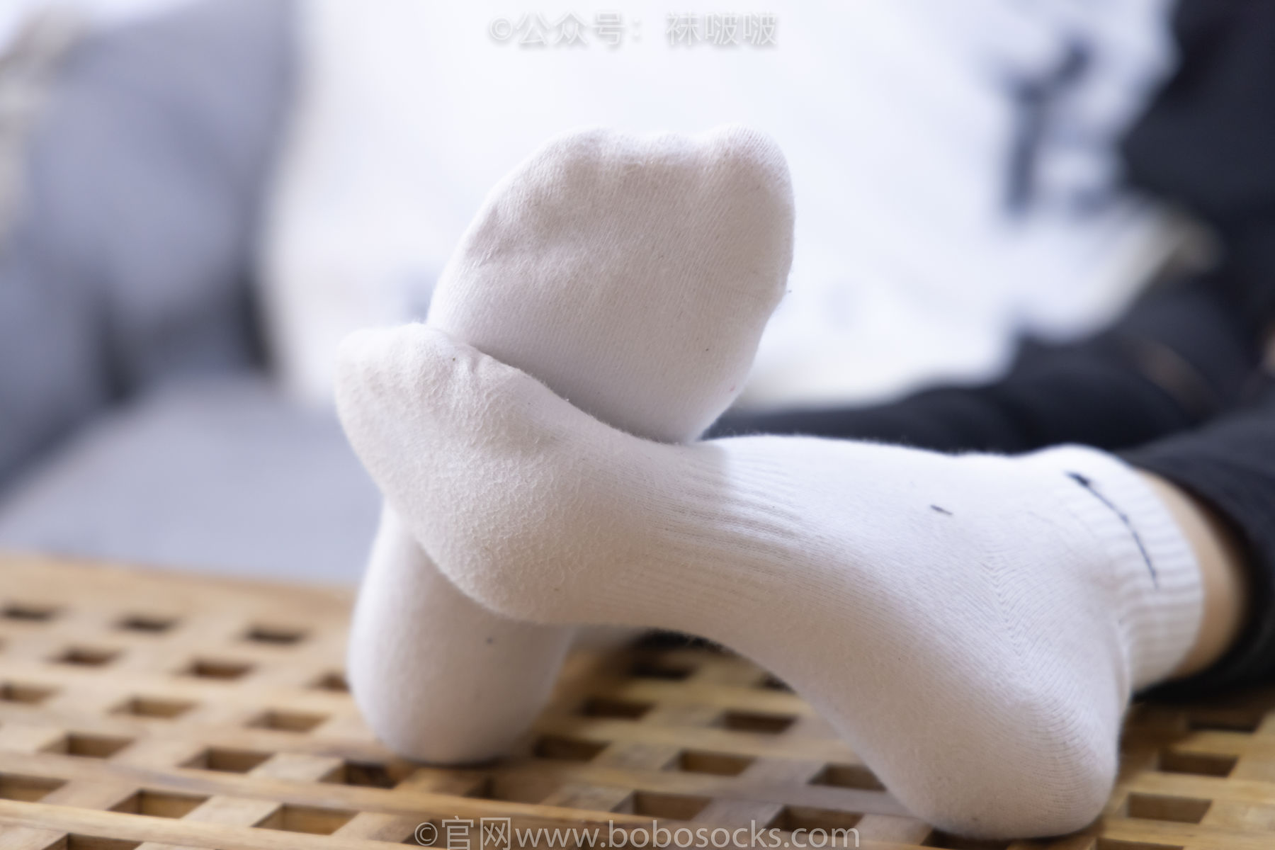 BoBoSocks袜啵啵 No.061 稚予-短靴、白棉袜、裸足/(145P)