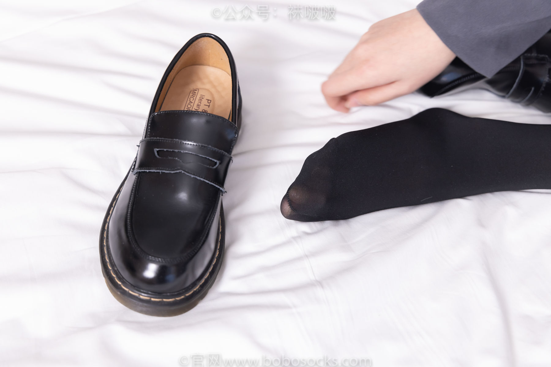 BoBoSocks袜啵啵 No.060 小甜豆-JK制服、皮鞋、厚黑丝/(131P)