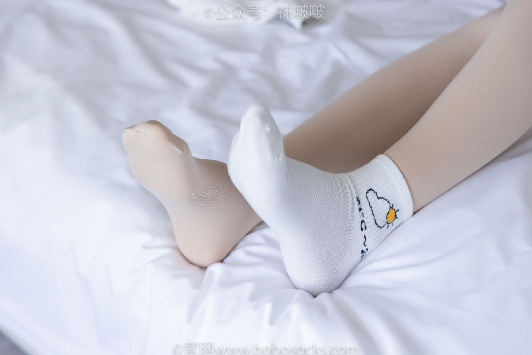 BoBoSocks袜啵啵 No.031 小奶熊-AJ板鞋、白棉袜、厚肉丝/(148P)