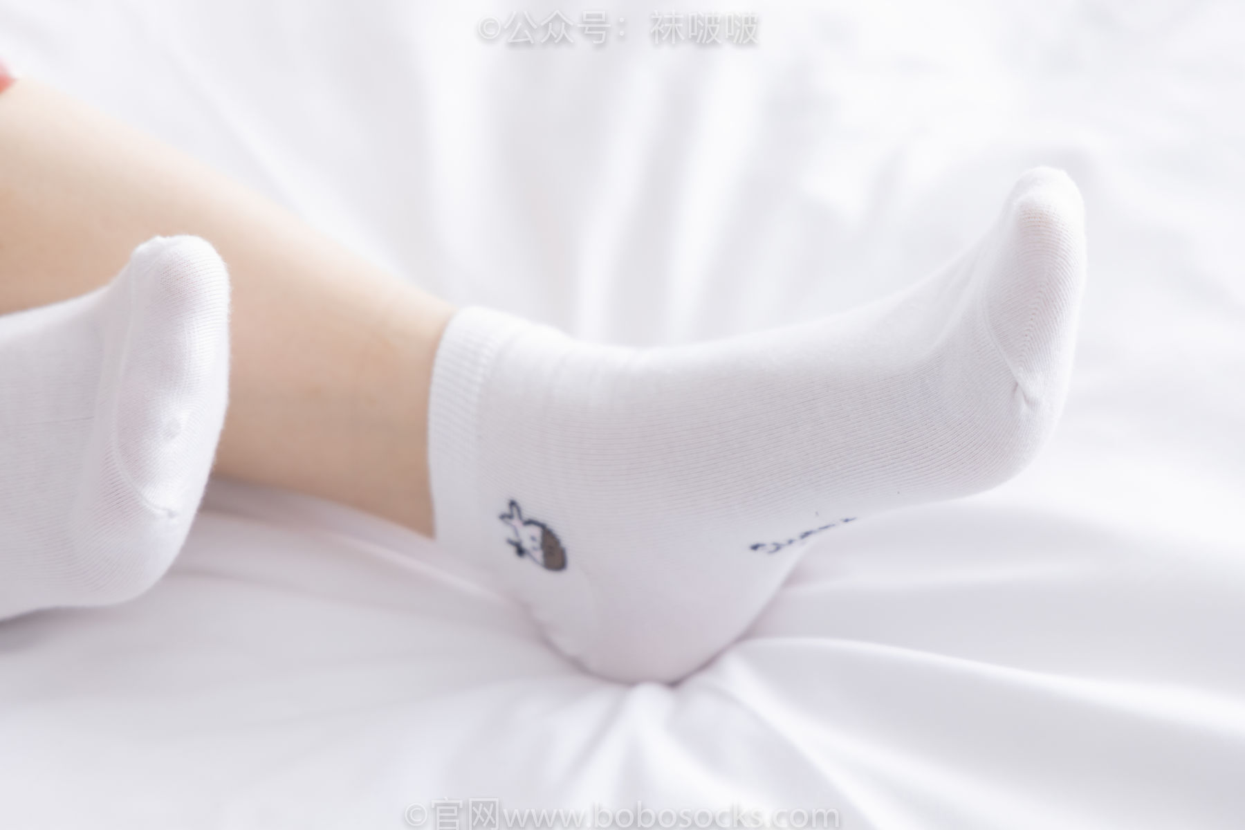 BoBoSocks袜啵啵 No.036 菠萝-帆布鞋、白棉袜、裸足/(138P)