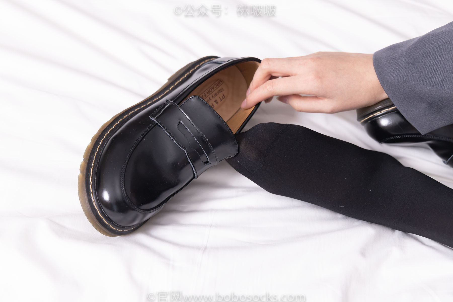 BoBoSocks袜啵啵 No.060 小甜豆-JK制服、皮鞋、厚黑丝/(131P)