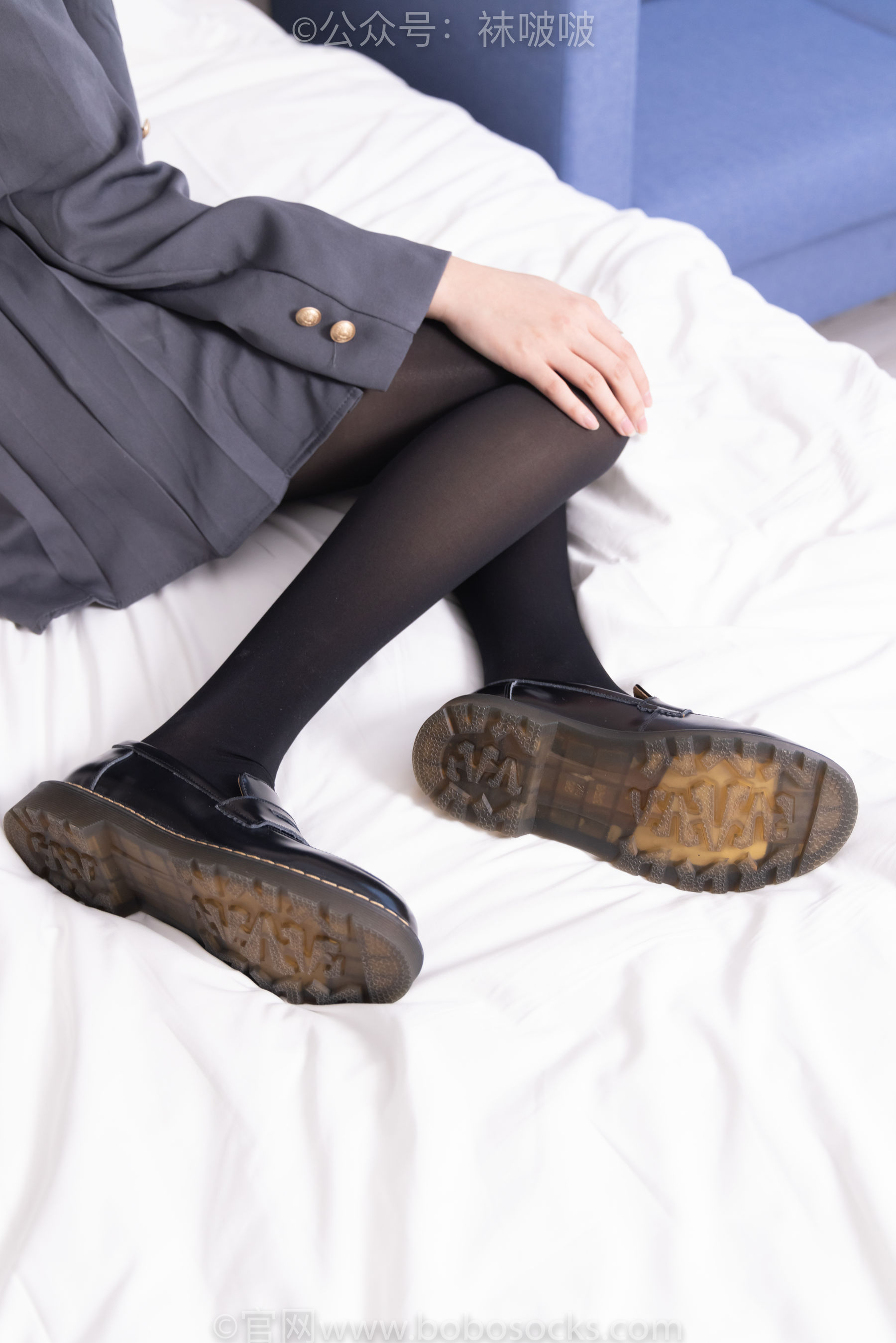 BoBoSocks袜啵啵 No.060 小甜豆-JK制服、皮鞋、厚黑丝/(131P)