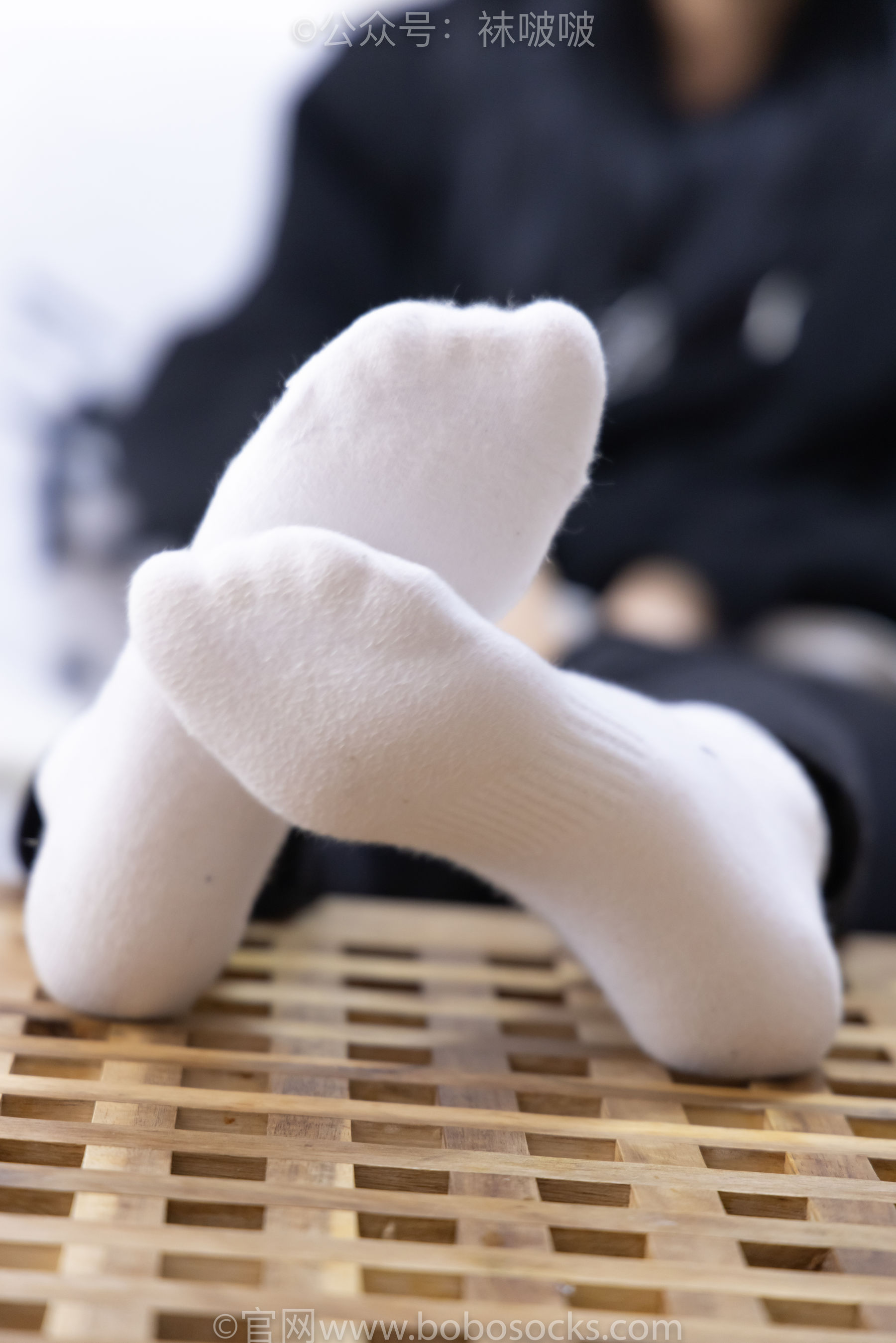 BoBoSocks袜啵啵 No.061 稚予-短靴、白棉袜、裸足/(145P)