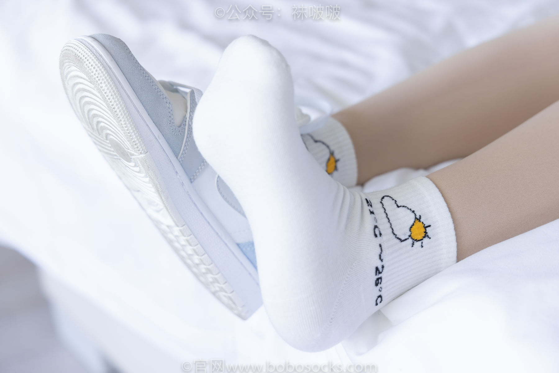 BoBoSocks袜啵啵 No.031 小奶熊-AJ板鞋、白棉袜、厚肉丝/(148P)