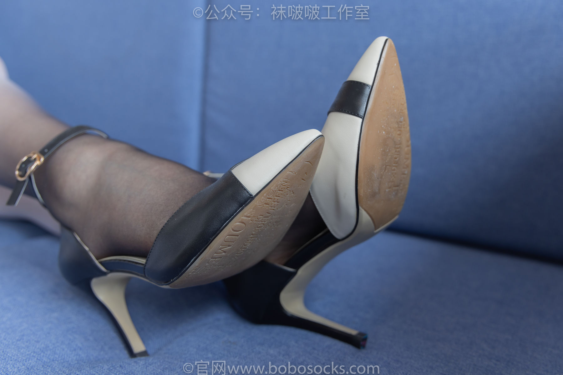 BoBoSocks袜啵啵 No.089 小淳-高跟鞋、黑白渐变丝袜/(140P)