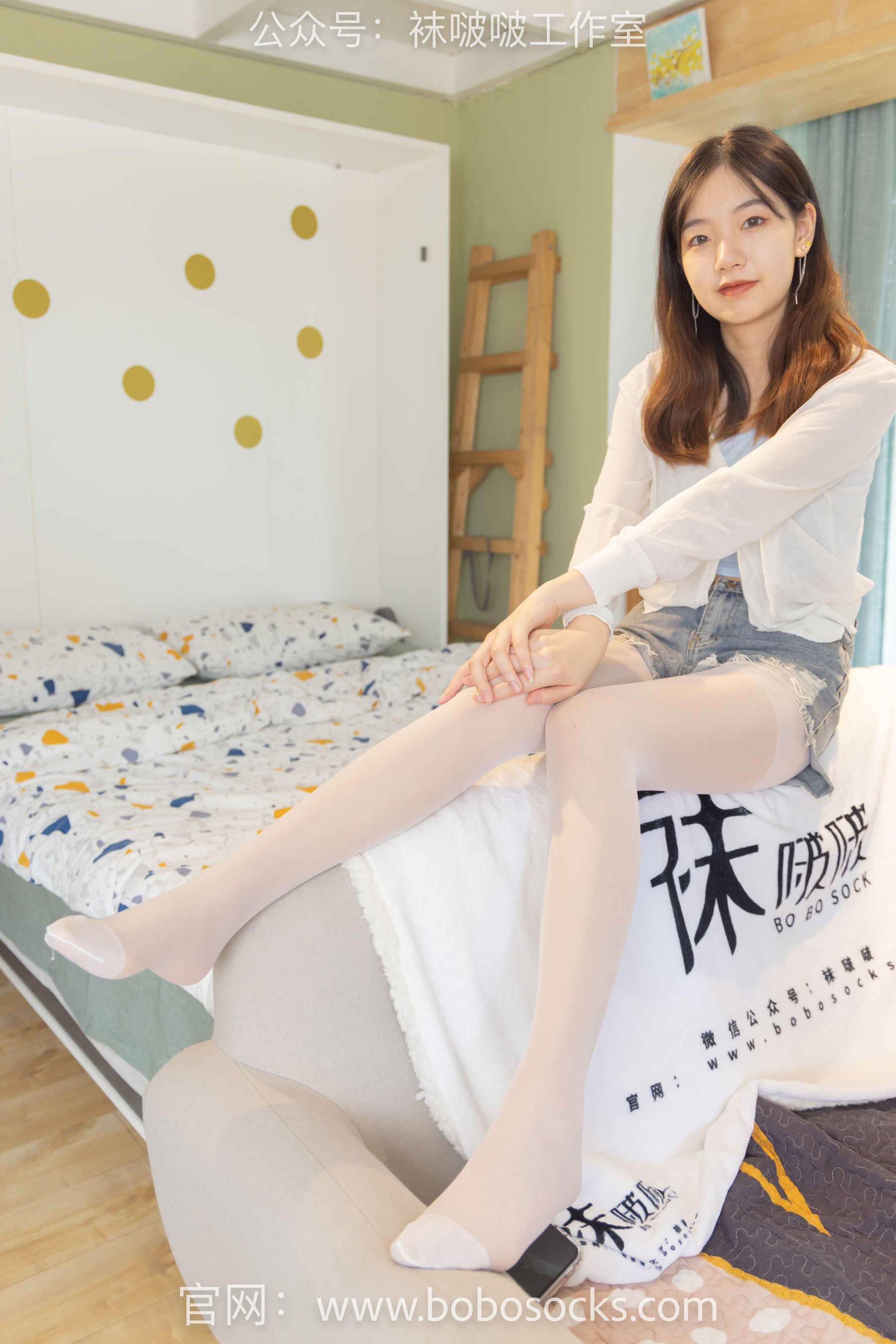 BoBoSocks袜啵啵 No.102 小甜豆-板鞋、白丝/(140P)