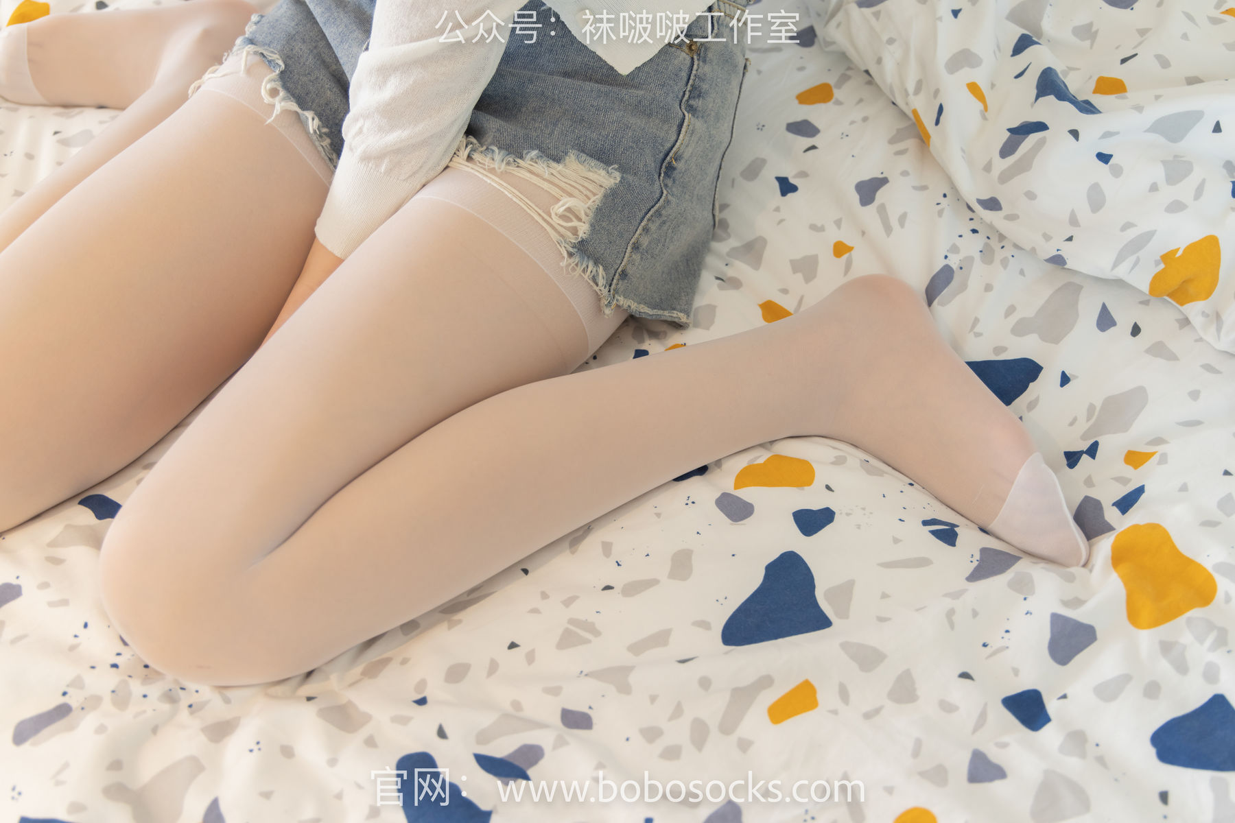 BoBoSocks袜啵啵 No.102 小甜豆-板鞋、白丝/(140P)