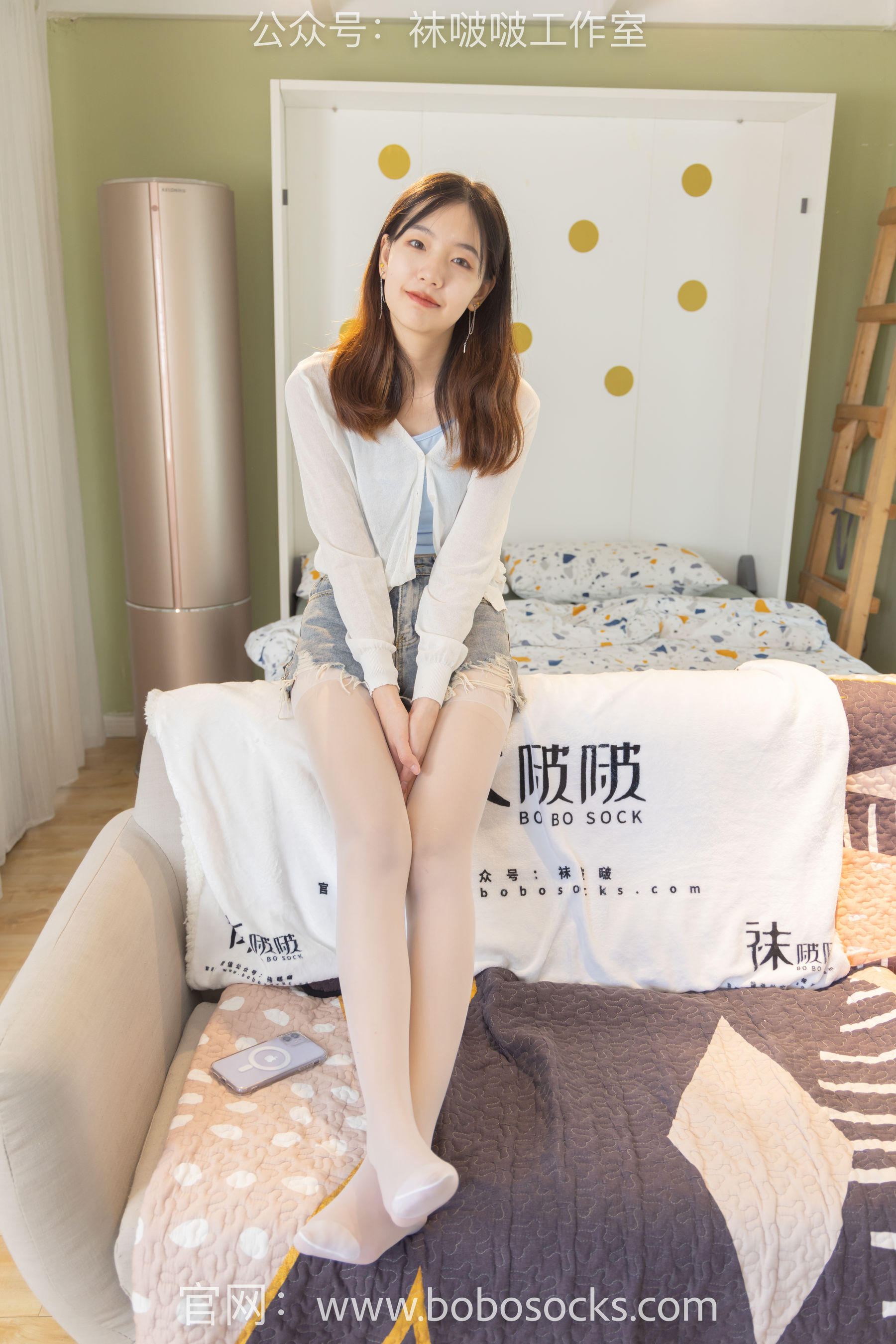 BoBoSocks袜啵啵 No.102 小甜豆-板鞋、白丝/(140P)