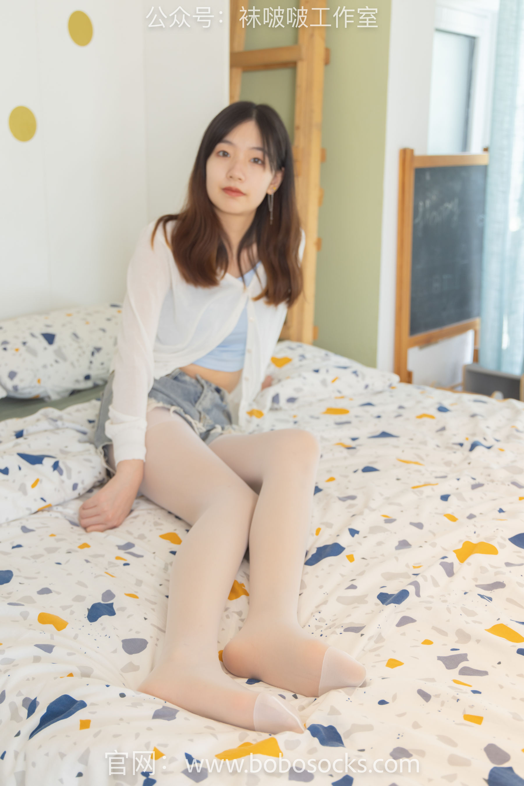 BoBoSocks袜啵啵 No.102 小甜豆-板鞋、白丝/(140P)