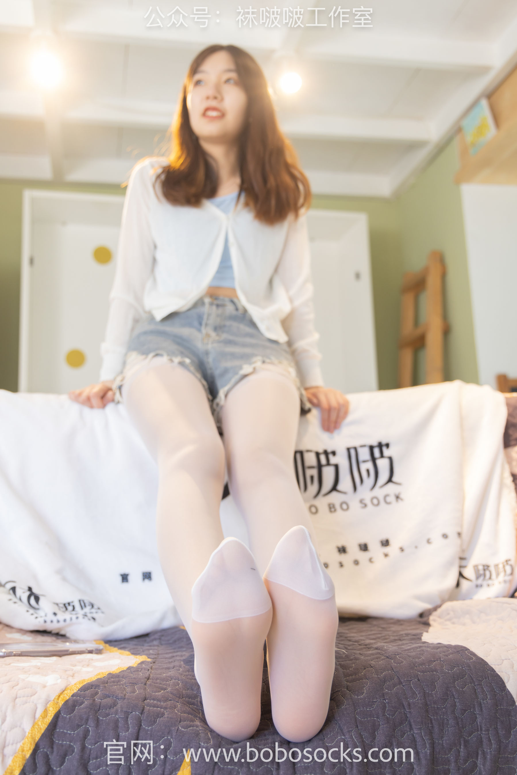 BoBoSocks袜啵啵 No.102 小甜豆-板鞋、白丝/(140P)