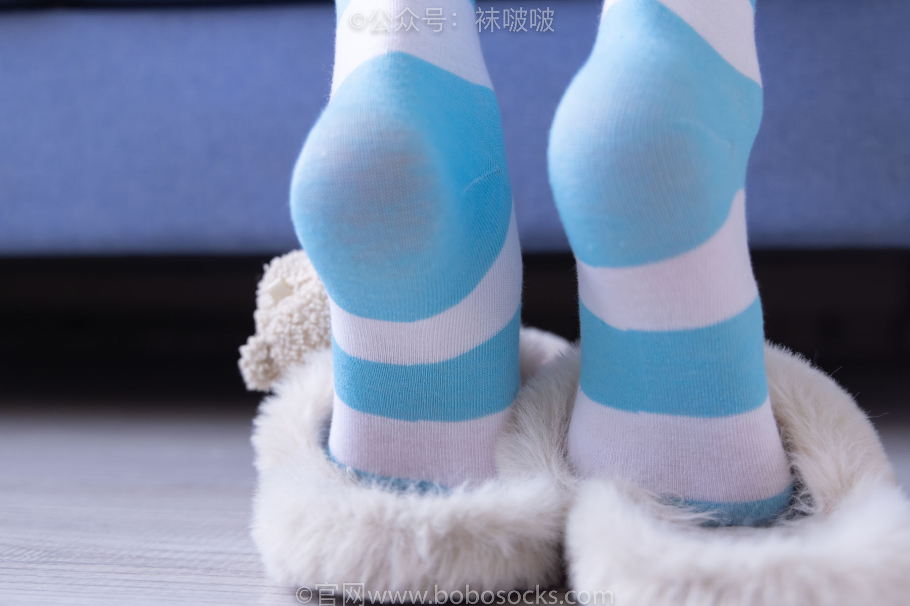 BoBoSocks袜啵啵 No.070 稚予-皮鞋、拖鞋、过膝袜、白棉袜/(148P)