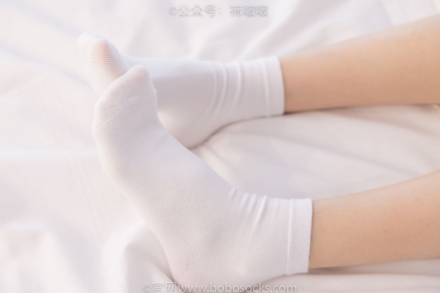 BoBoSocks袜啵啵 No.073 稚予-贝壳头、白棉袜、裸足/(145P)