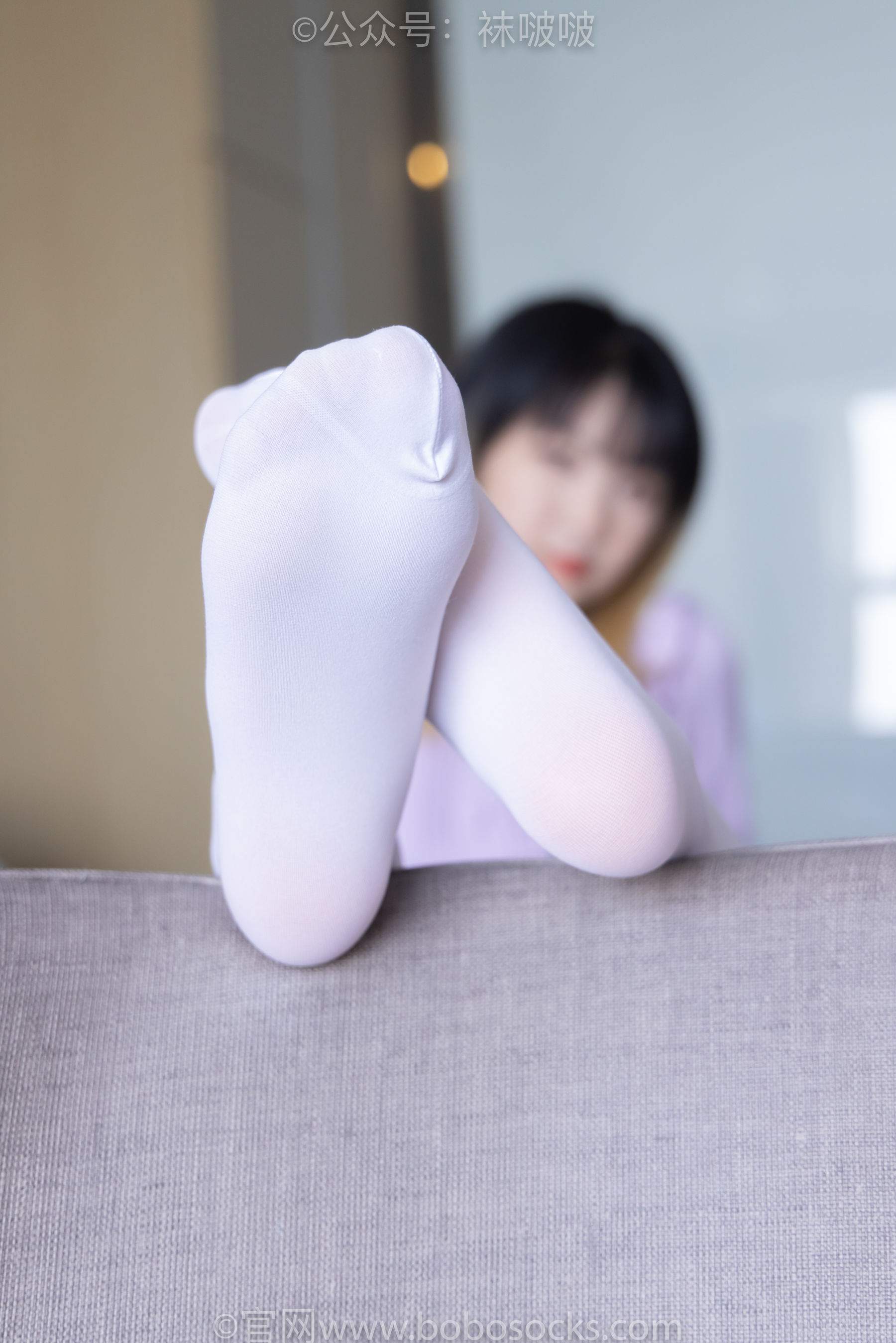 BoBoSocks袜啵啵 No.079 砂糖-皮鞋、厚白丝/(140P)