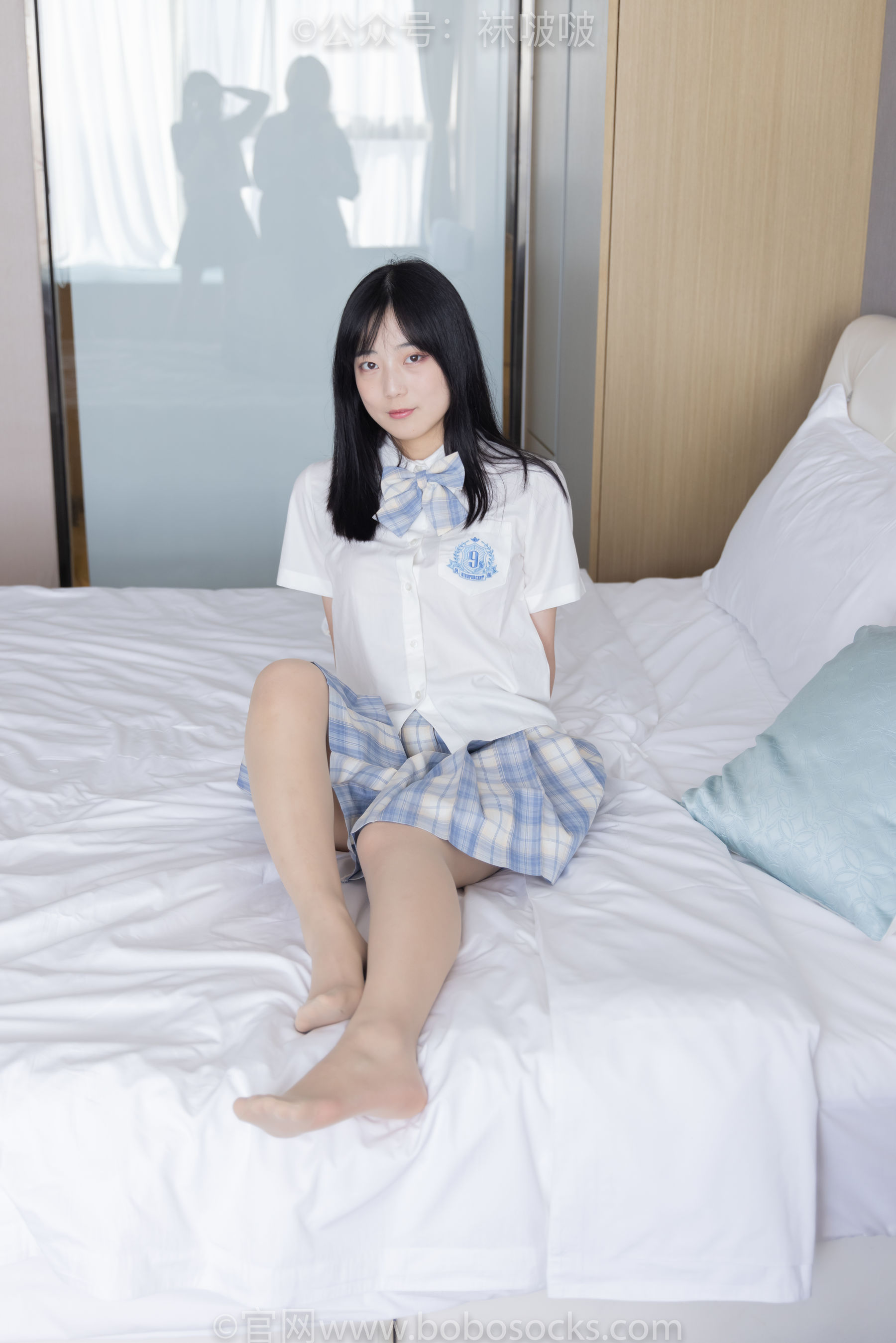 BoBoSocks袜啵啵 No.068 菠萝-JK制服、皮鞋、短白棉袜、肉丝/(138P)