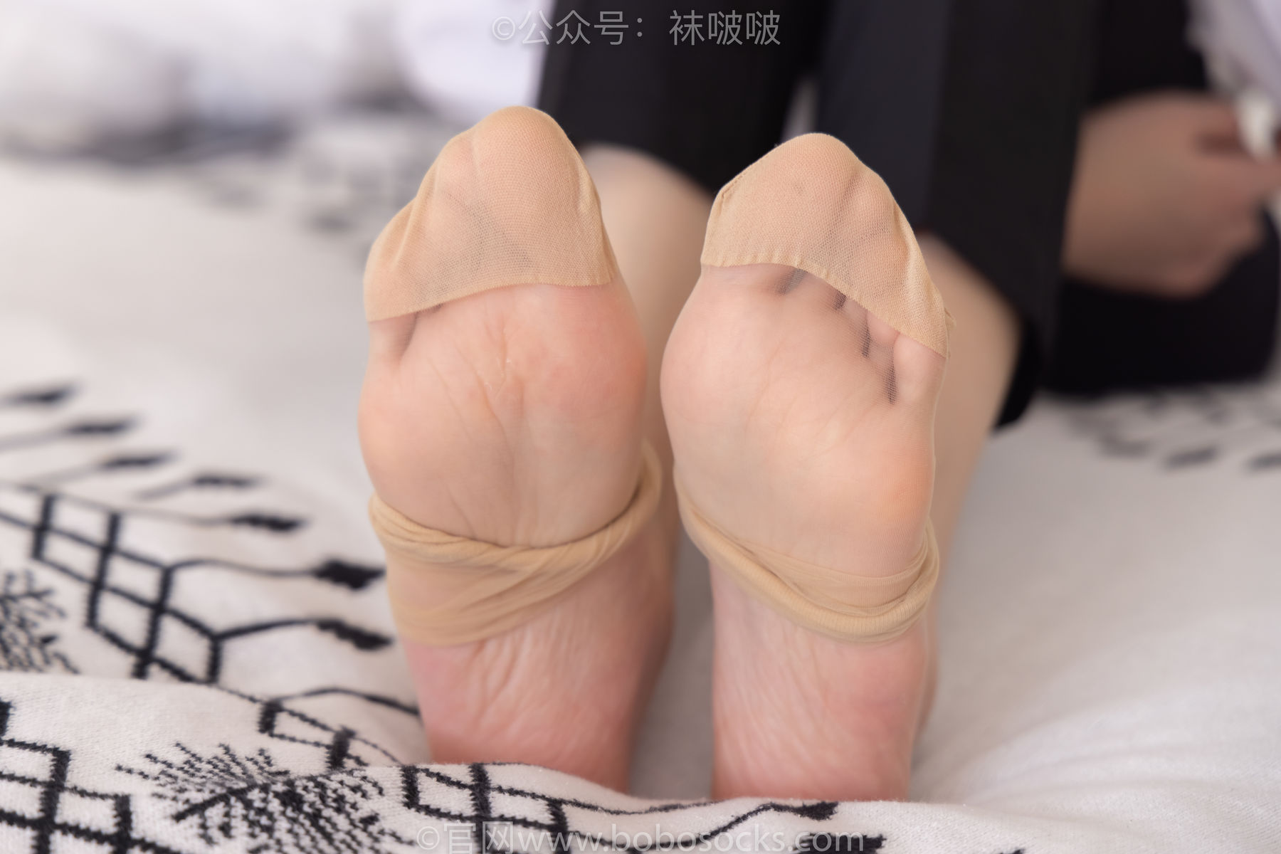 BoBoSocks袜啵啵 No.085 小甜豆-平底鞋、短灰丝、短肉丝/(140P)
