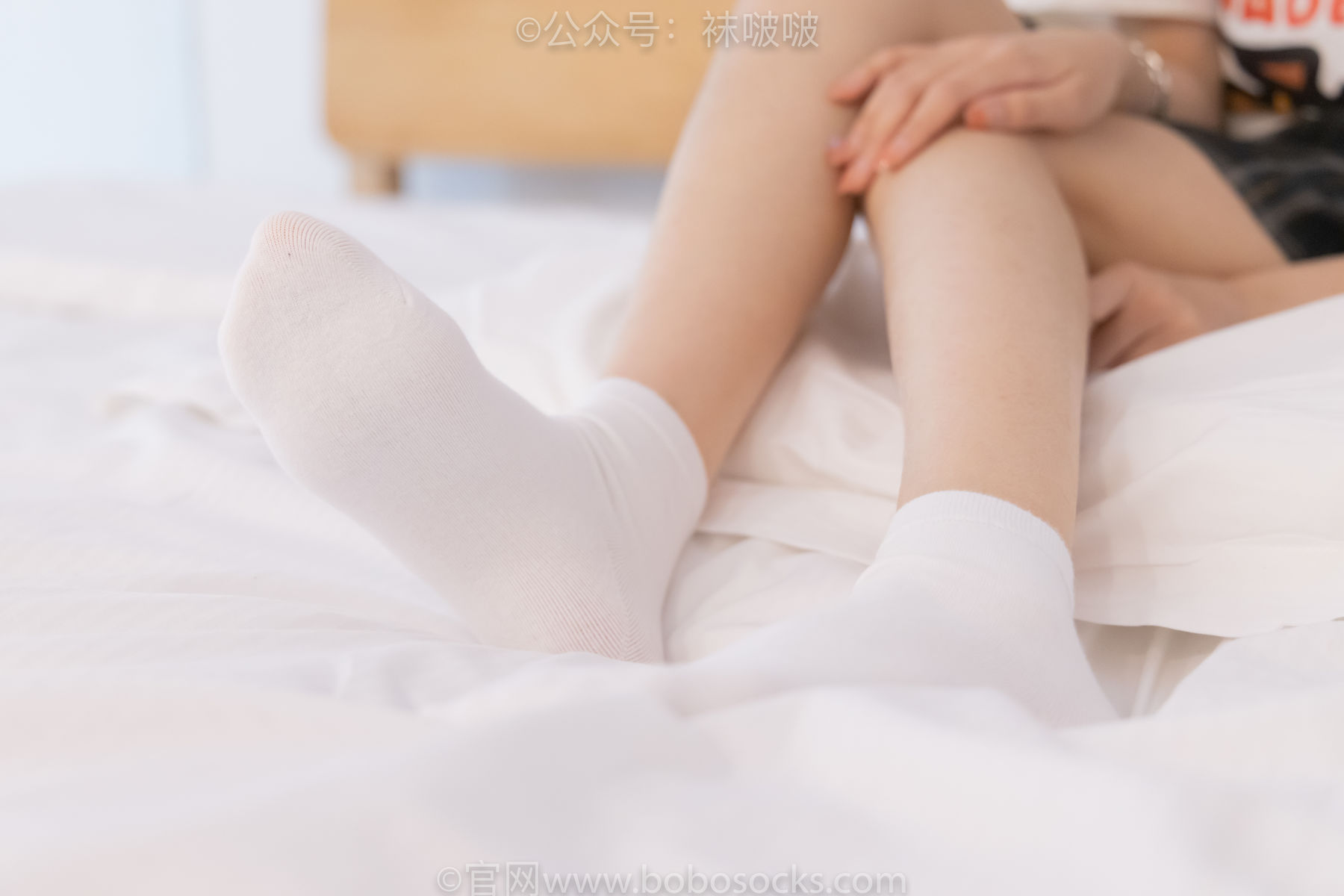 BoBoSocks袜啵啵 No.073 稚予-贝壳头、白棉袜、裸足/(145P)