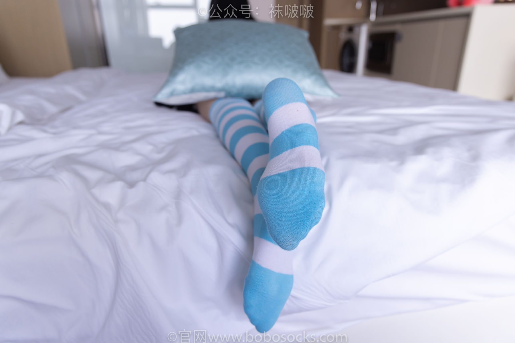 BoBoSocks袜啵啵 No.070 稚予-皮鞋、拖鞋、过膝袜、白棉袜/(148P)