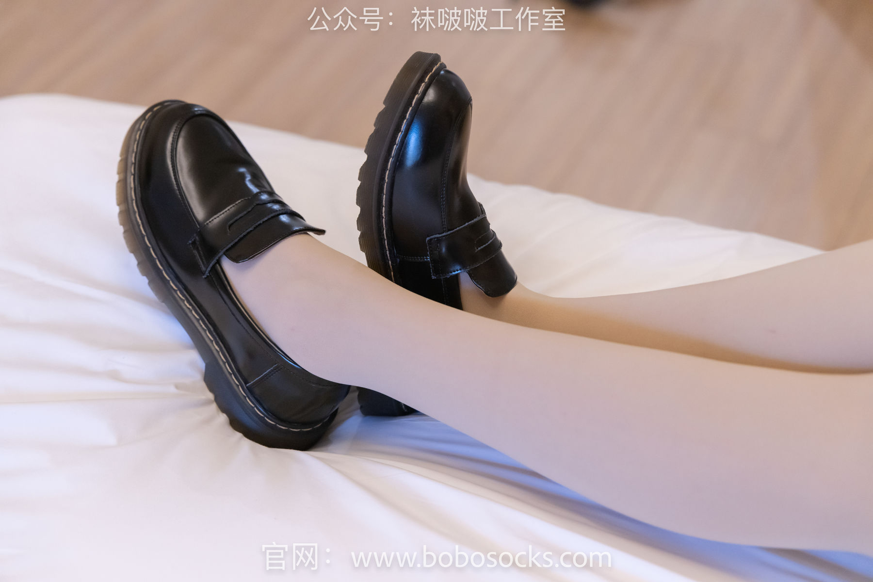 BoBoSocks袜啵啵 No.117 小甜豆-黑皮鞋、厚肉丝/(135P)