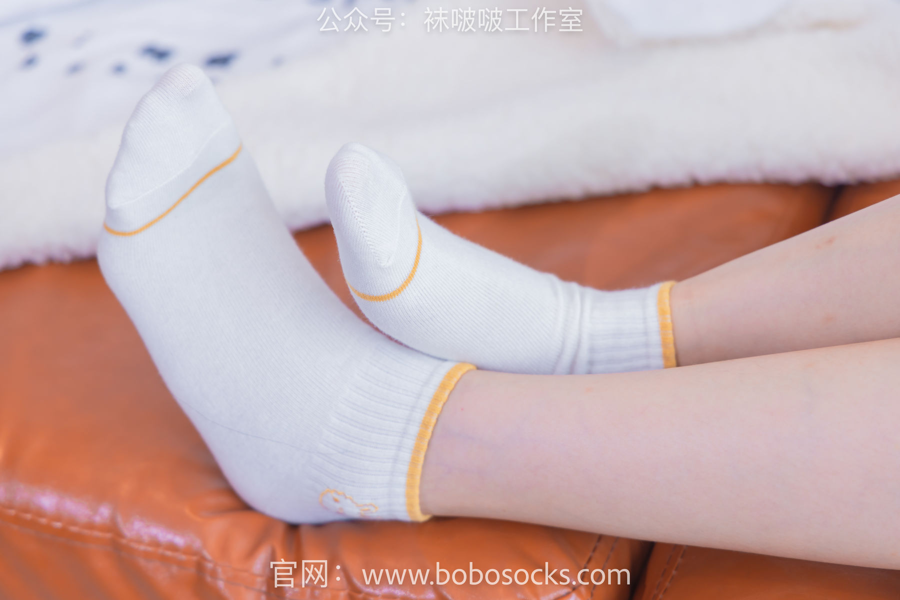 BoBoSocks袜啵啵 No.120 小甜豆-高跟长靴、白棉袜、裸足/(170P)