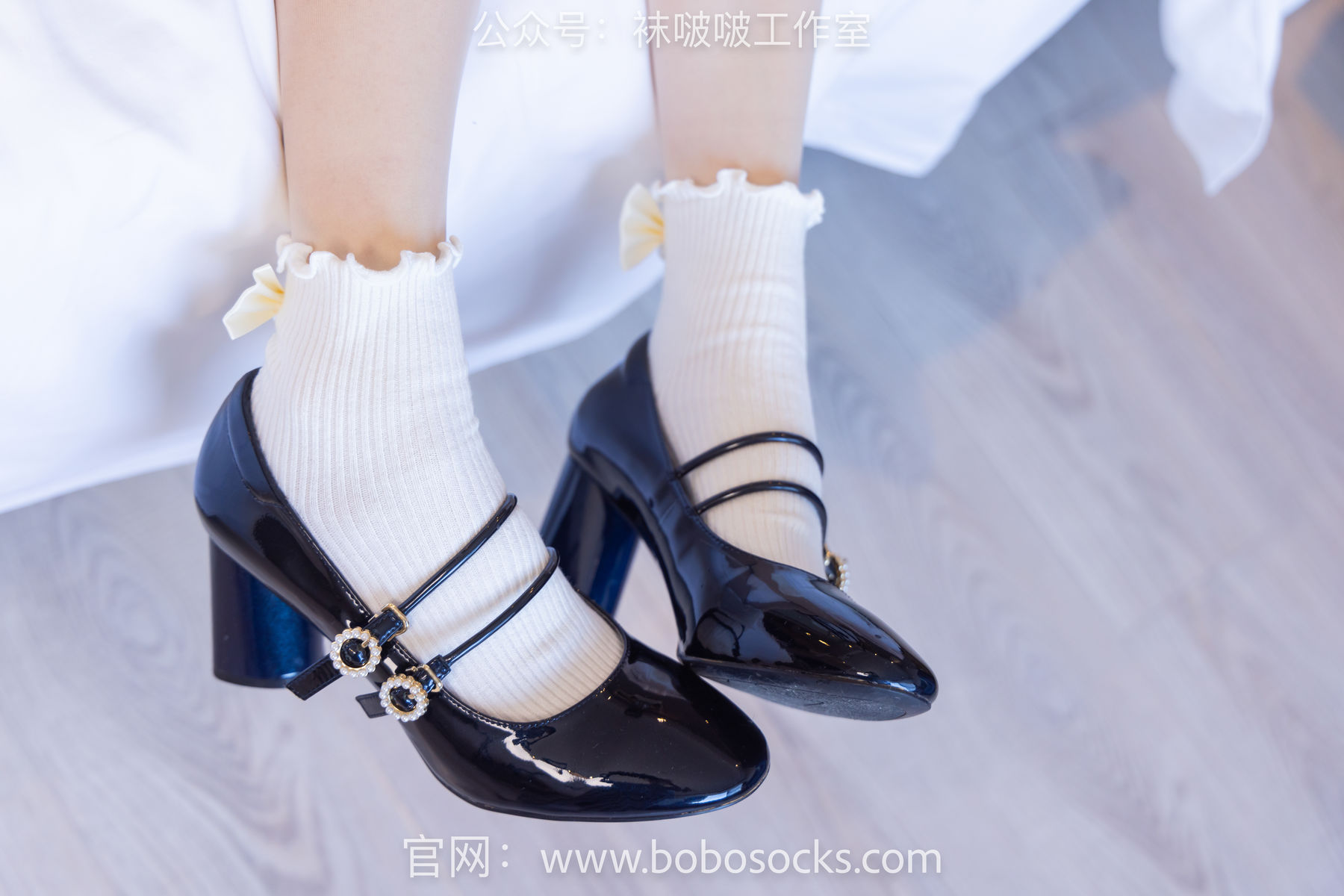 BoBoSocks袜啵啵 No.121 稚予-高跟鞋、白棉袜、肉丝/(140P)