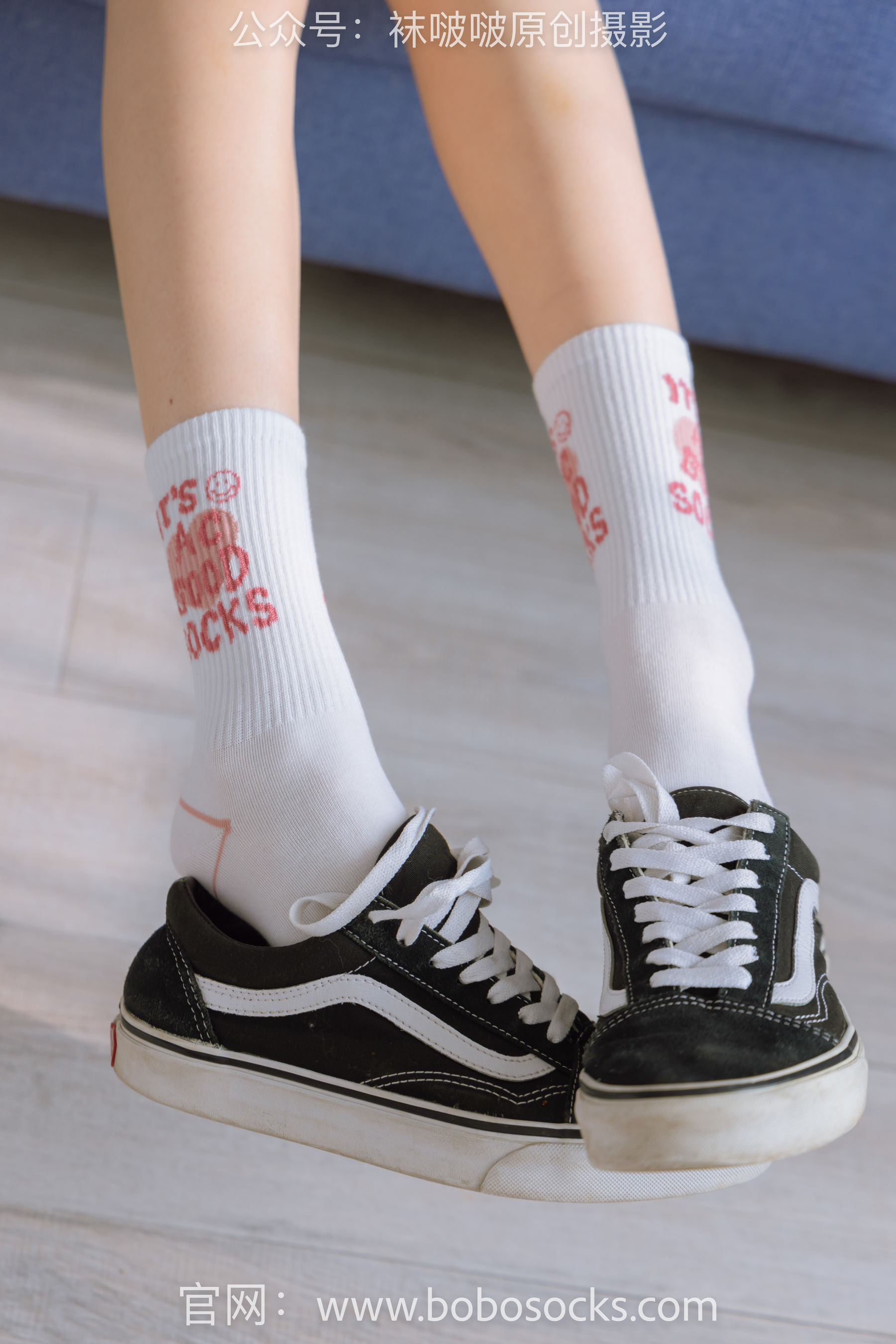 BoBoSocks袜啵啵 No.143 稚予-匡威板鞋、vans帆布鞋、两双白棉袜/(166P)