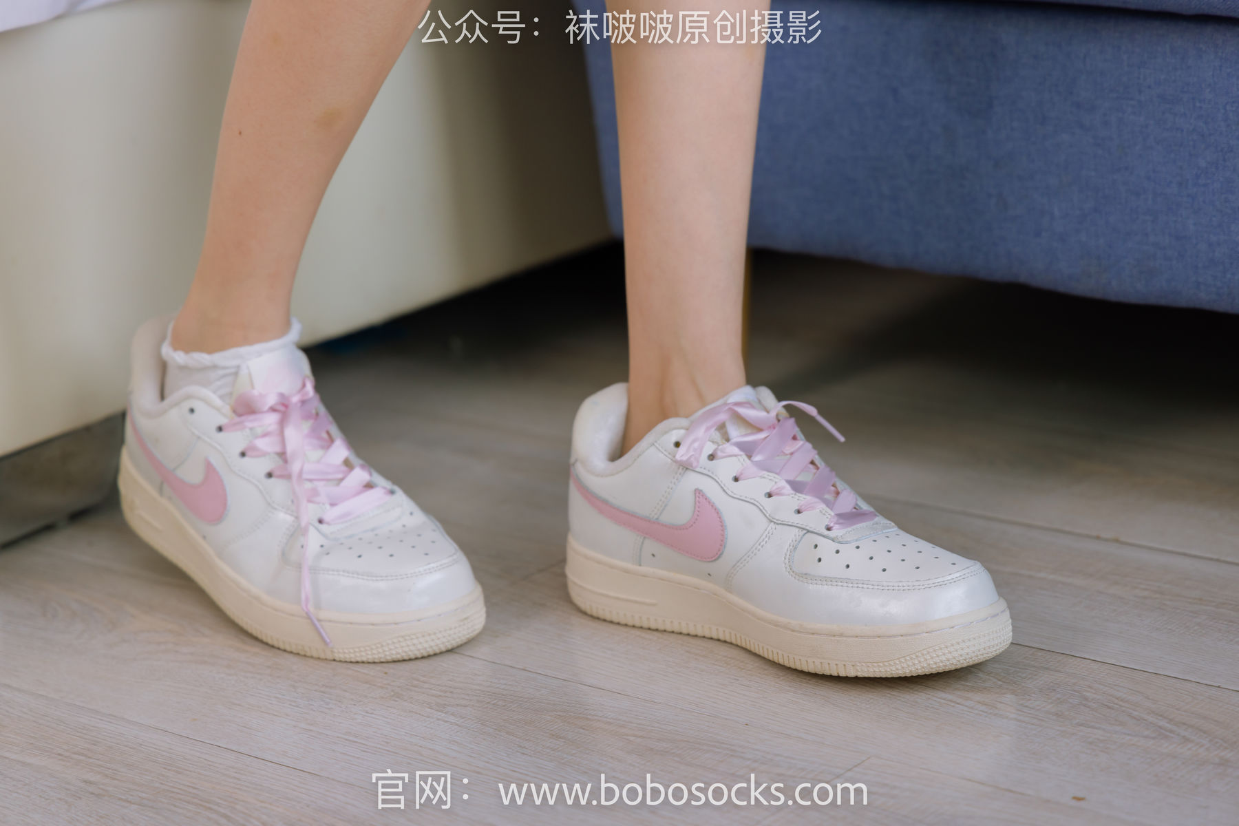 BoBoSocks袜啵啵 No.147 稚予-空军一号板鞋、白棉袜、体操服/(139P)