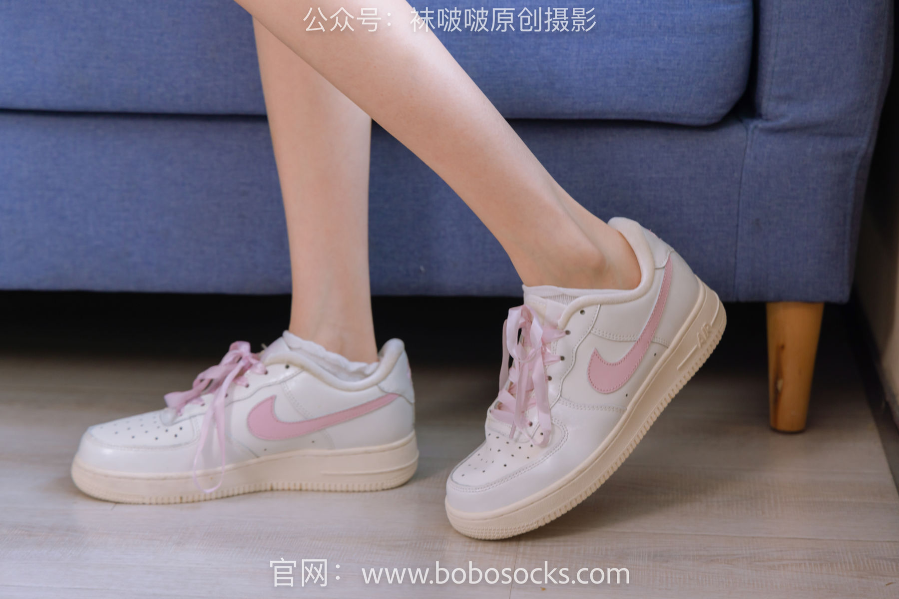 BoBoSocks袜啵啵 No.147 稚予-空军一号板鞋、白棉袜、体操服/(139P)