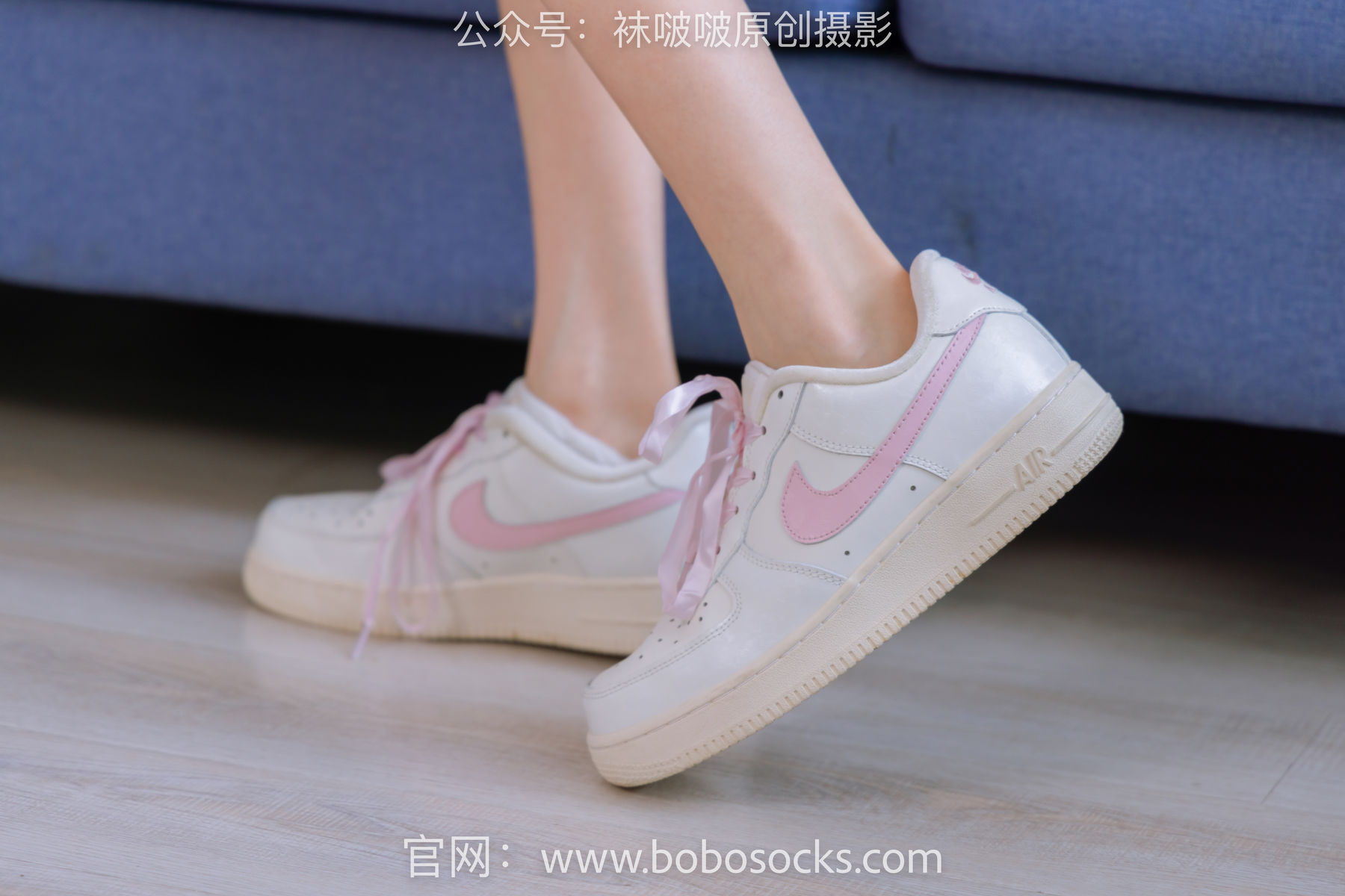 BoBoSocks袜啵啵 No.147 稚予-空军一号板鞋、白棉袜、体操服/(139P)