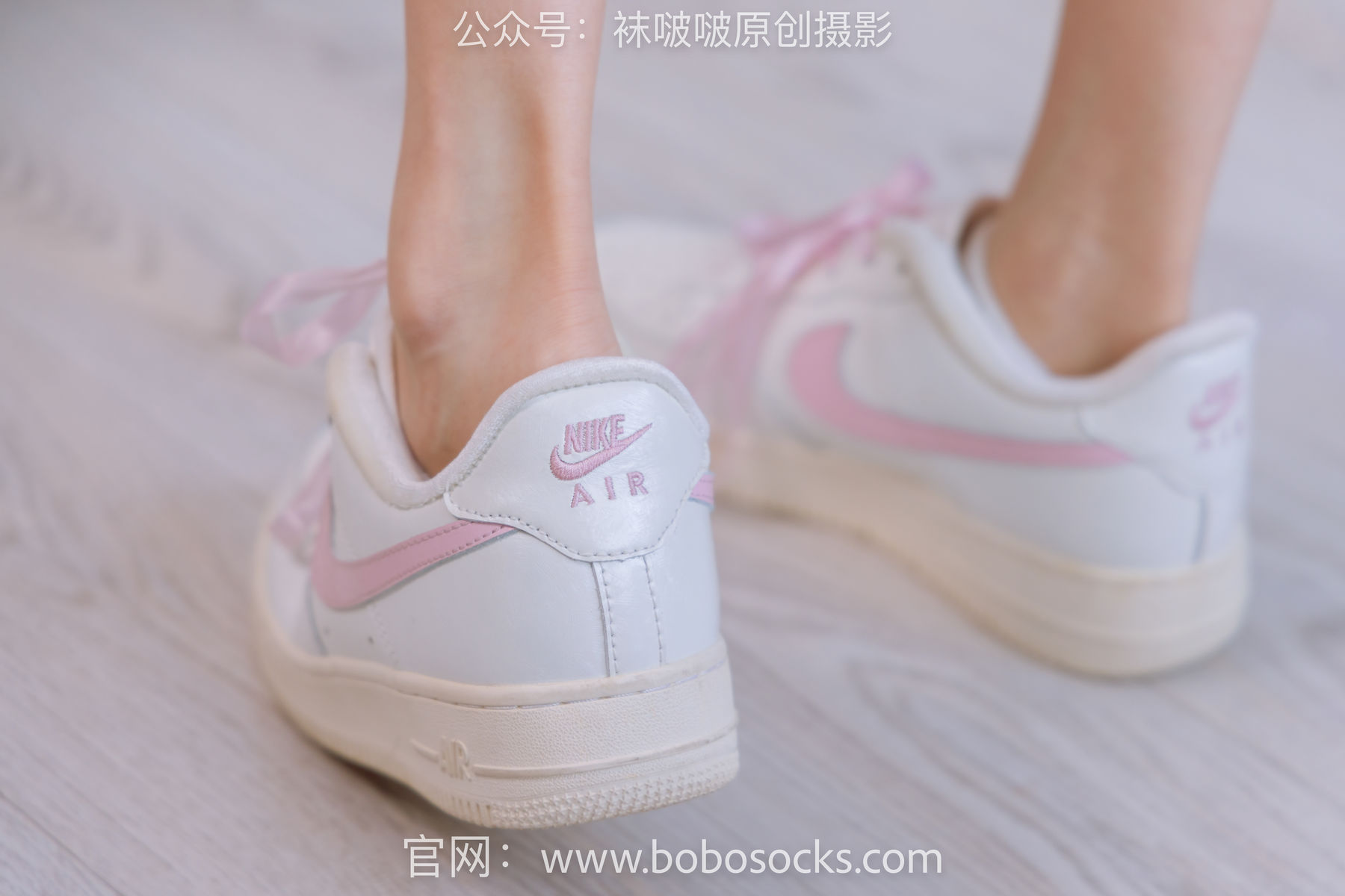 BoBoSocks袜啵啵 No.147 稚予-空军一号板鞋、白棉袜、体操服/(139P)