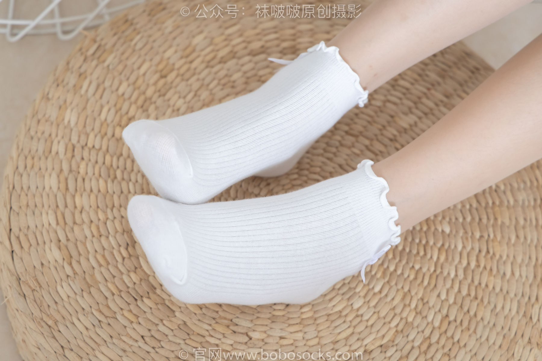 BoBoSocks袜啵啵 No.163 小甜豆-空军一号板鞋、白棉袜、肉丝/(135P)